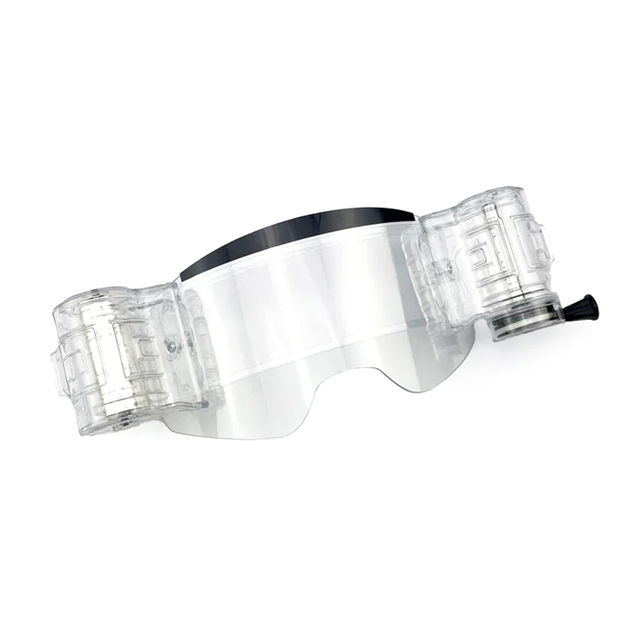COMPLETE ROLL OFF SYSTEM ANTI-FOG TAC LENS FILM AND PIN INCLUDED FIR NANO GOGGLES image 1