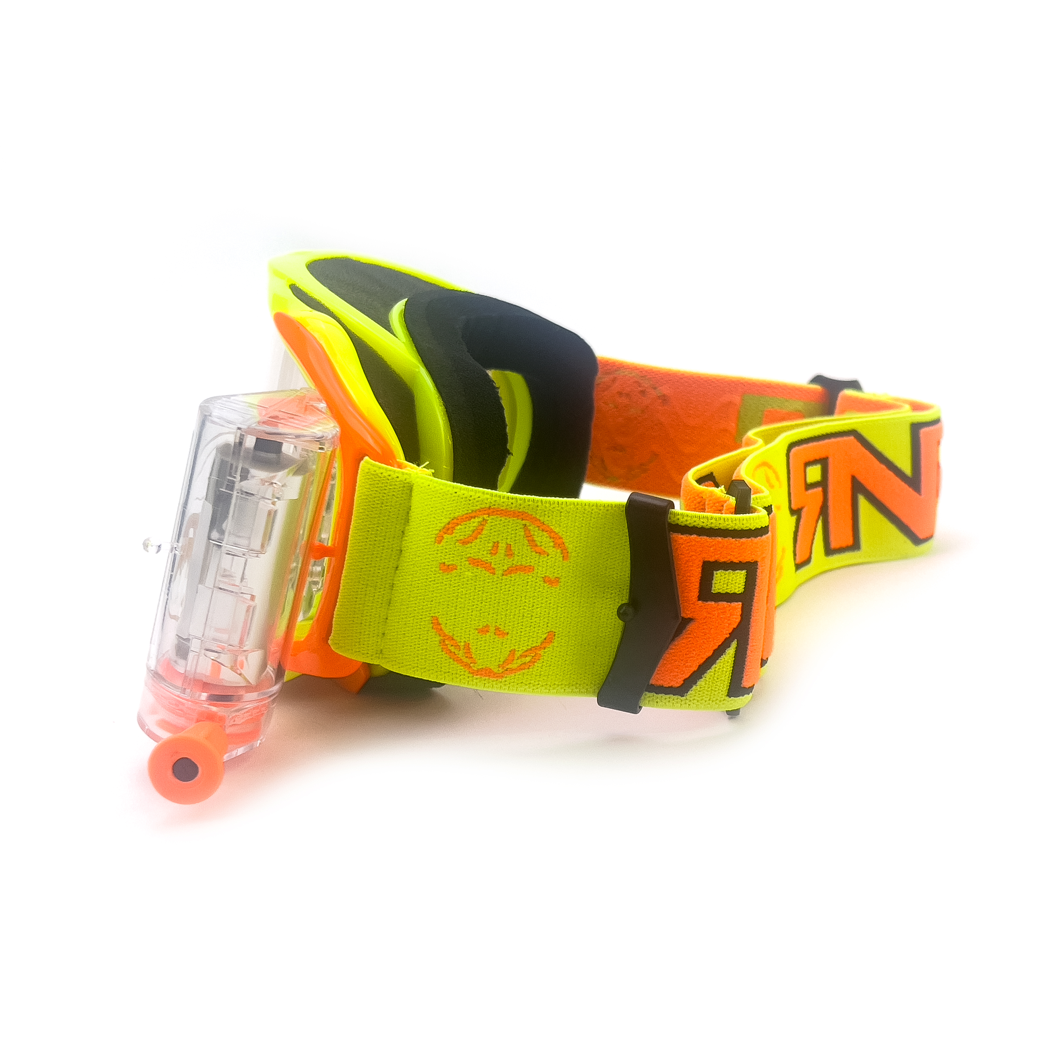 RNR PLATINUM WVS 48mm, YELLOW FLO GOGGLE, ROLL OFF, GAA68, WIDE VISION SYSTEM thumbnail 4