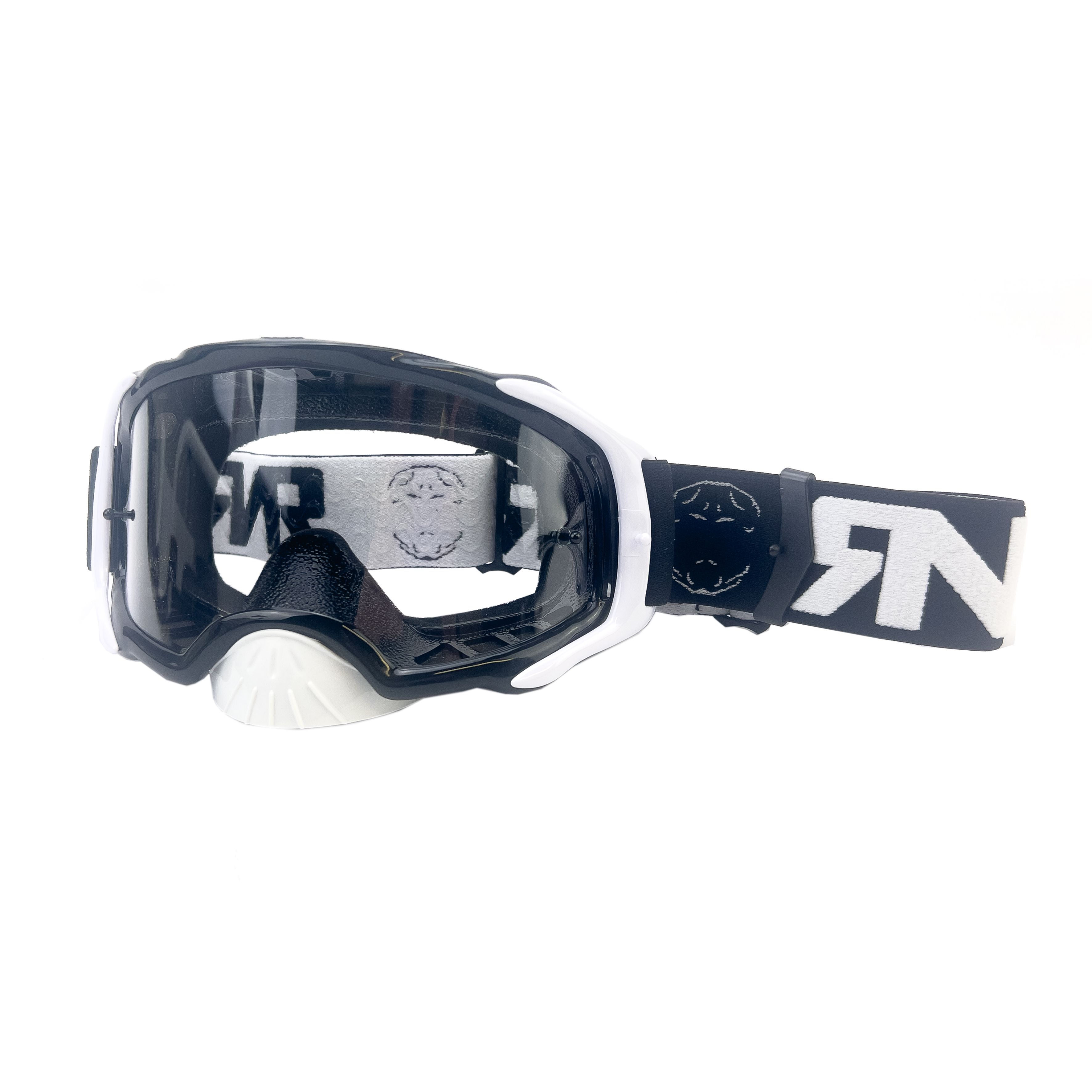 RNR PLATINUM TEAR OFF, MATT BLACK GOGGLE, GAT230, TEAR OFF image 1
