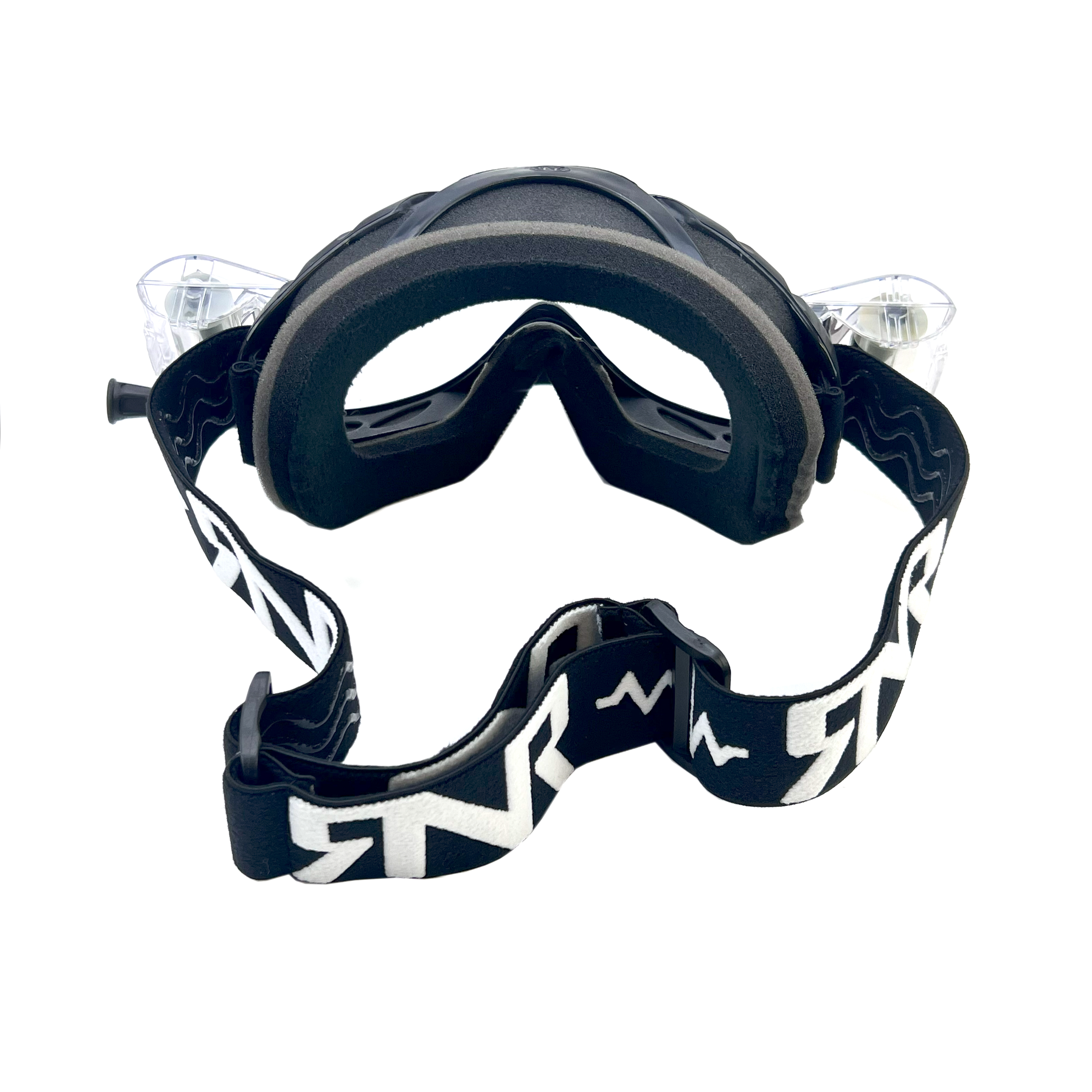 RNR HYBRID BLACK FULLY LOADED ROLL OFF, BLACK GOGGLE, GH23, ROLL & TEAR OFF thumbnail 3