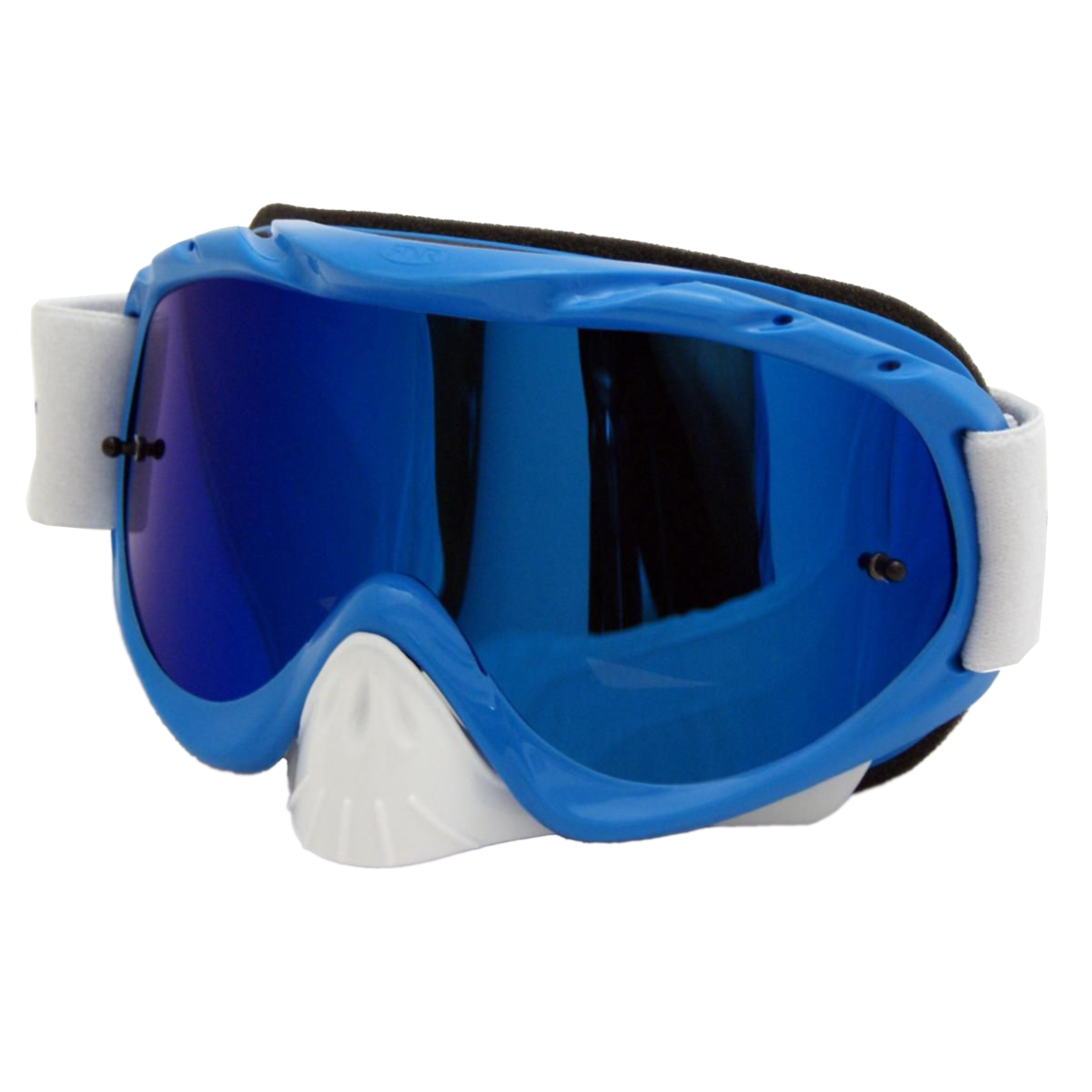 RNR HYBRID PACIFIC BLUE MIRRORED LENS, PACIFIC BLUE GOGGLE, GH44M, MIRRORED LENS image 1