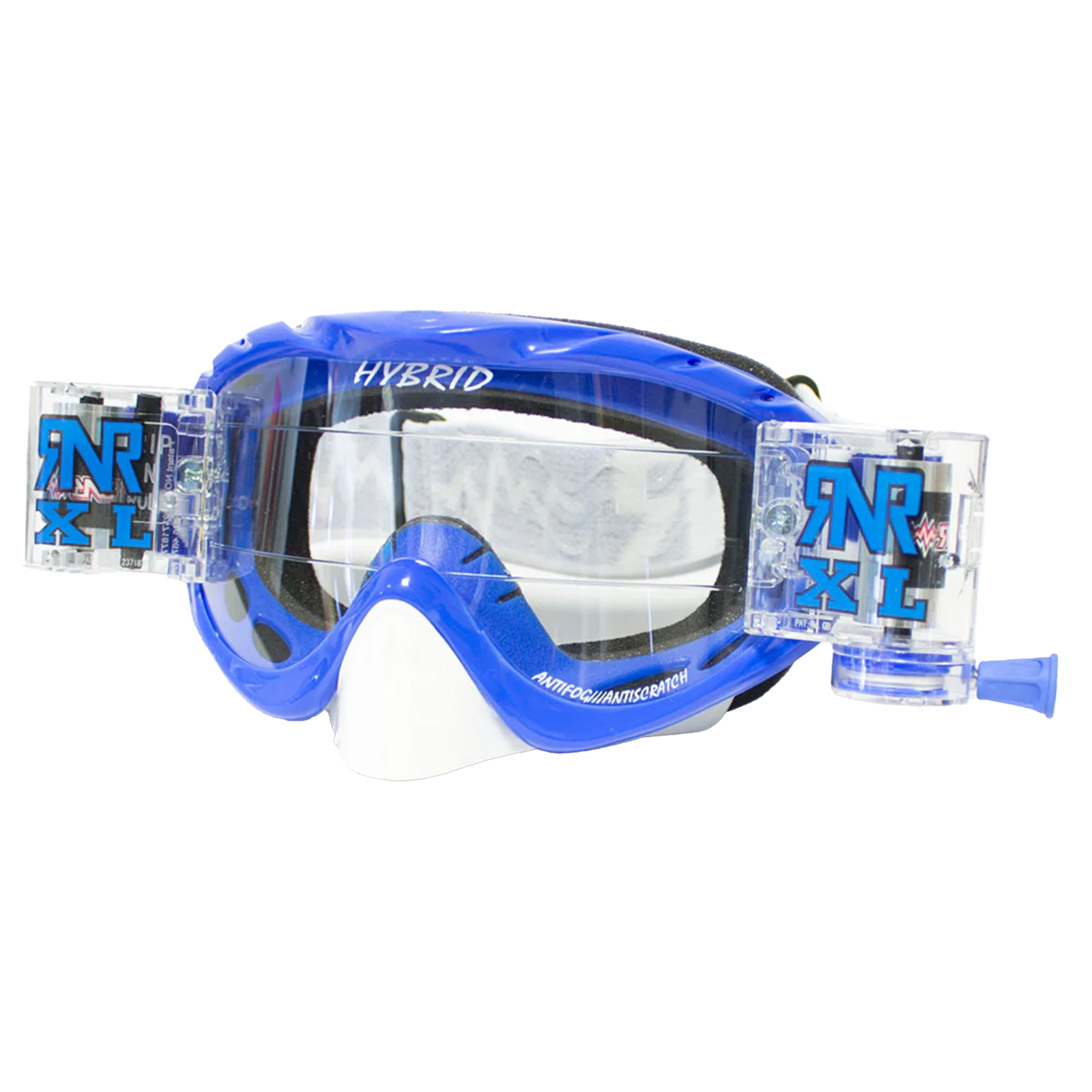RNR HYBRID NOBO BLUE XL ROLL & TEAR OFF, NOBO BLUE GOGGLE, 36MM ROLL OFF, GH441XL, ROLL & TEAR OFF thumbnail 2