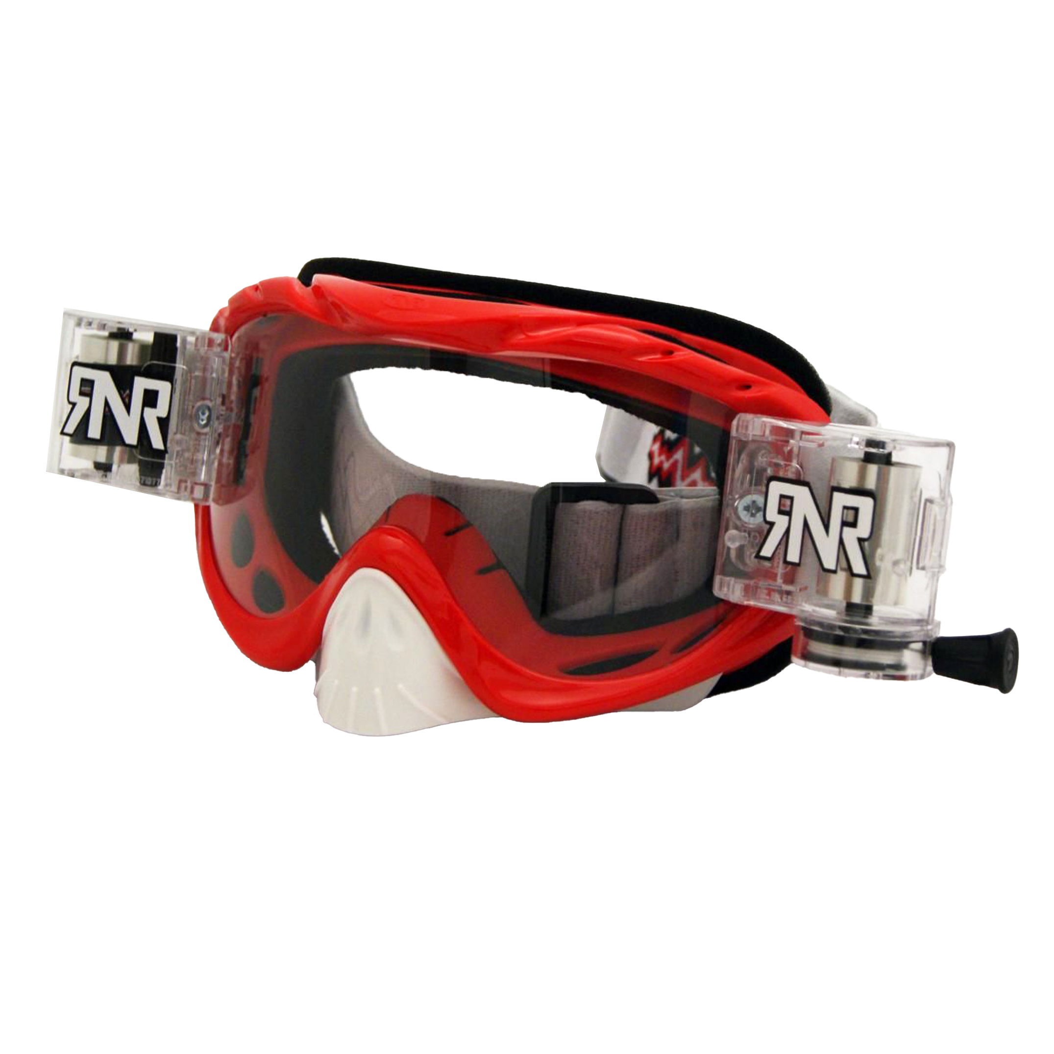 RNR HYBRID RED FULLY LOADED ROLL OFF, RED GOGGLE, GH45, ROLL & TEAR OFF thumbnail 2