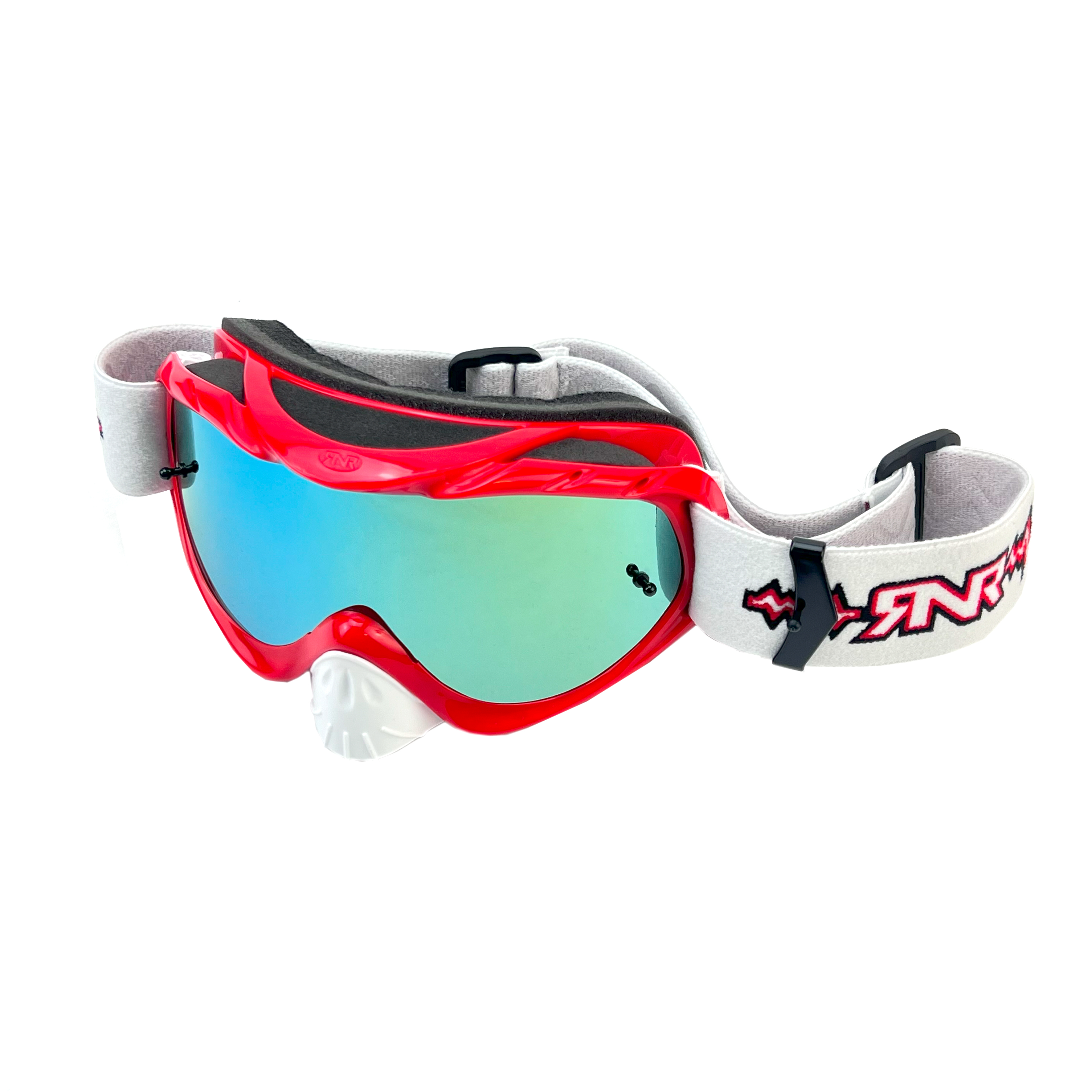 RNR HYBRID RED MIRRORED LENS, RED GOGGLE, GH45M, MIRRORED LENS image 1