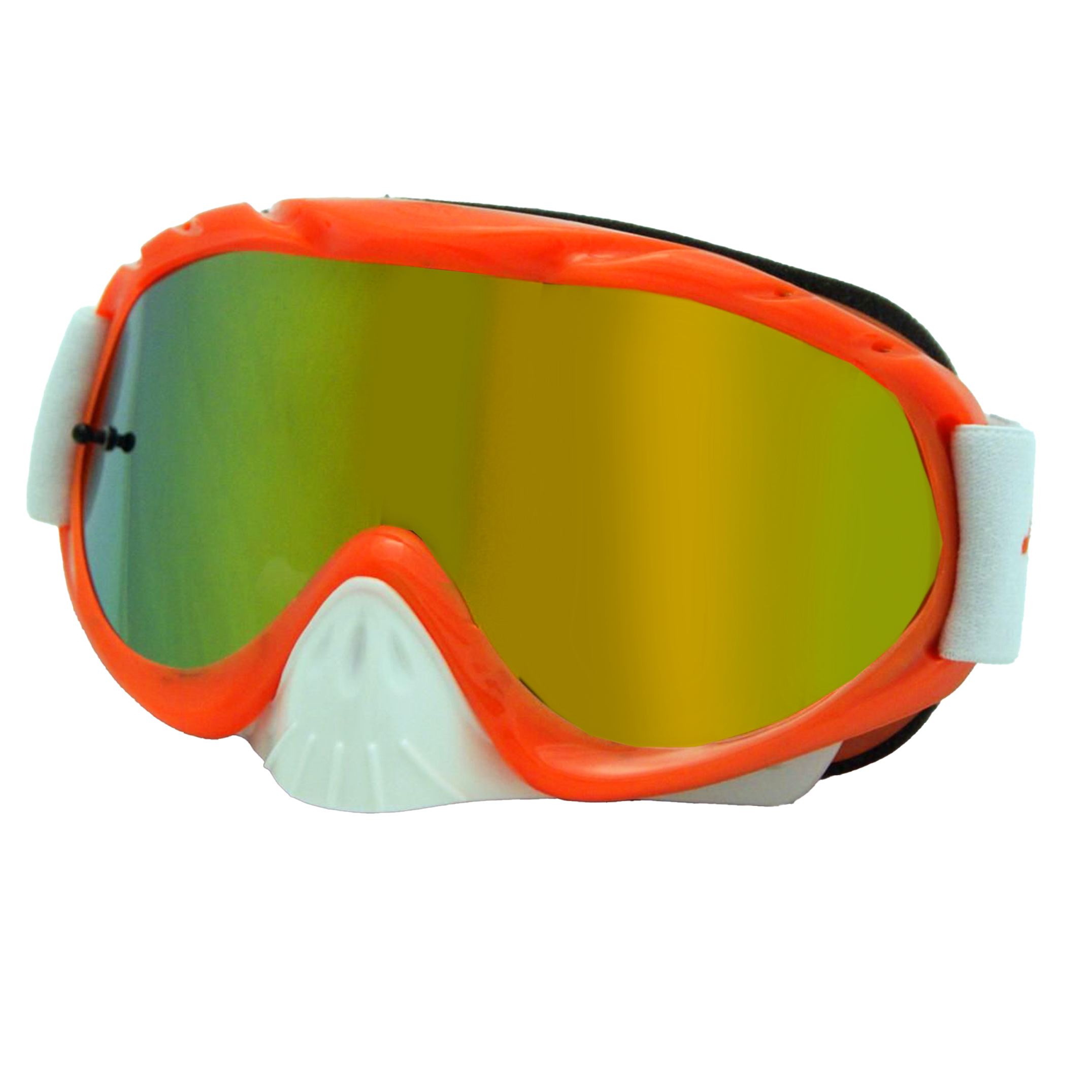 RNR HYBRID ORANGE MIRRORED LENS, ORANGE GOGGLE, GH461M, MIRRORED LENS thumbnail 2