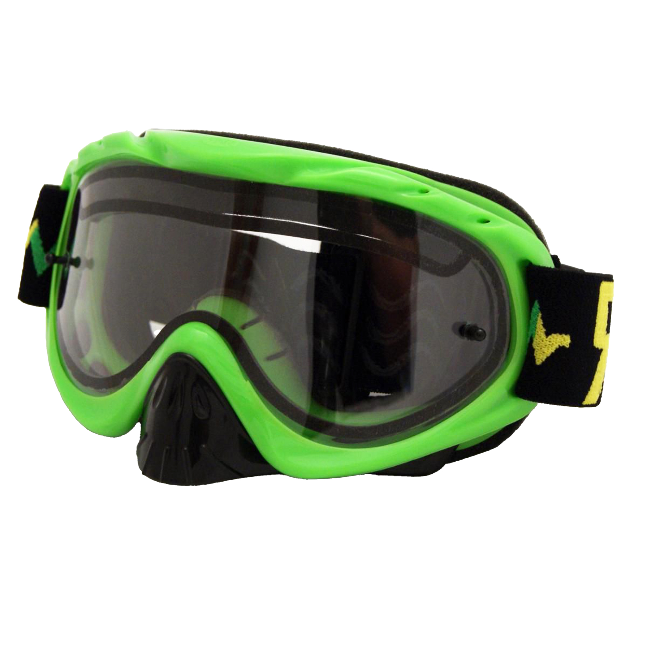 RNR HYBRID LIME GREEN VENTED LENS, LIME GREEN GOGGLE, GH471DV, VENTED LENS thumbnail 2