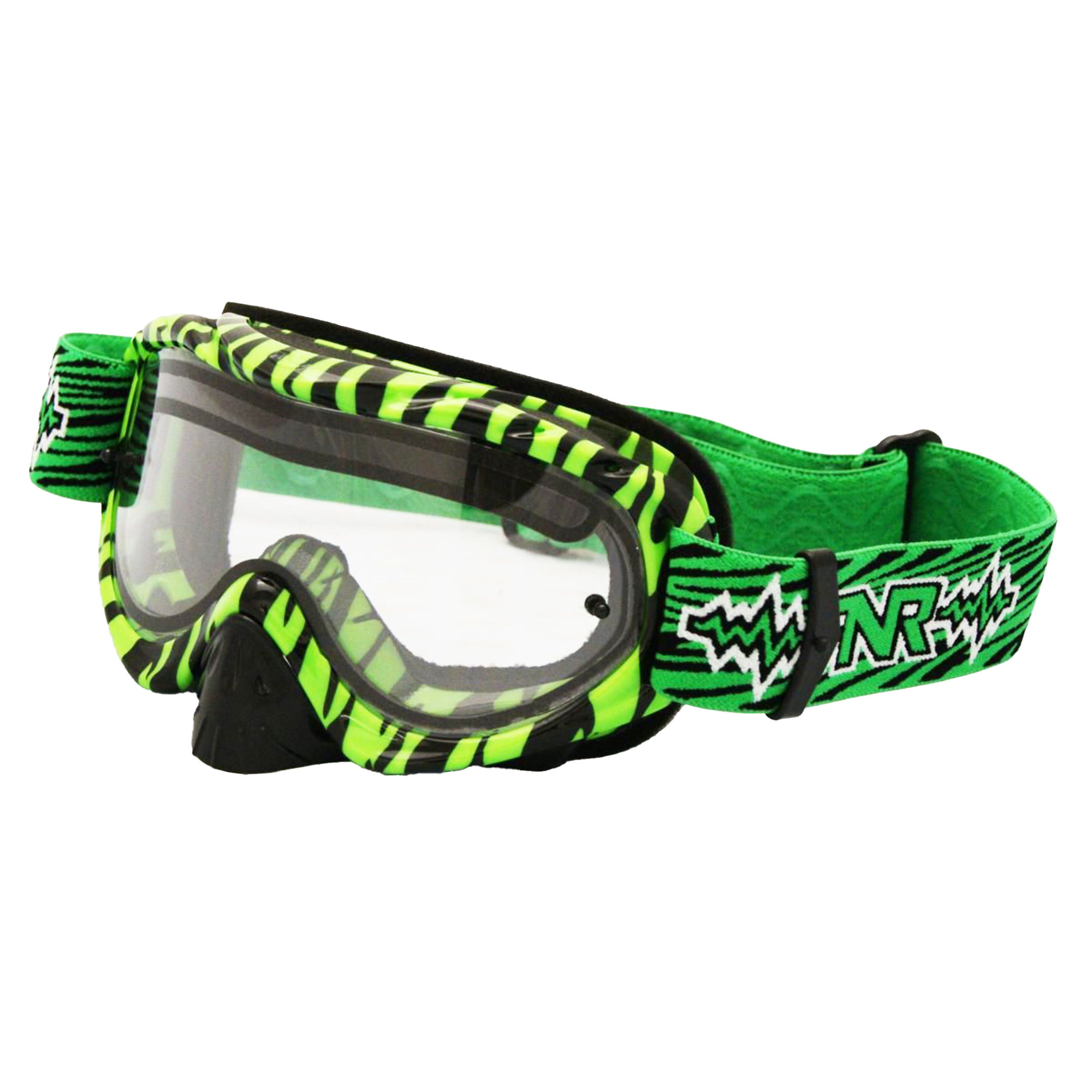 RNR HYBRID WILD GN/BK VENTED LENS, WILD GREEN & BLACK GOGGLE, GH367DV, VENTED LENS thumbnail 2