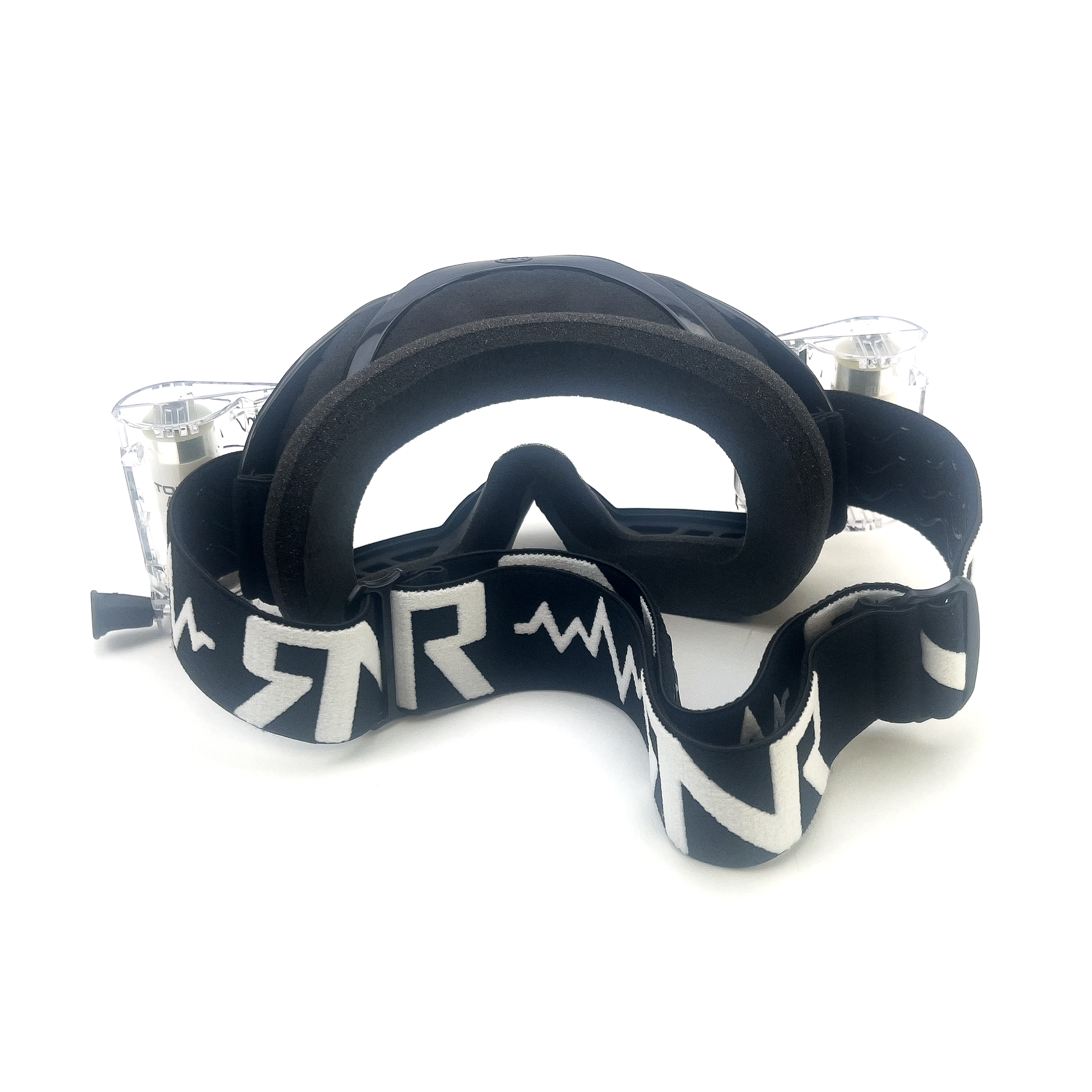 RNR COLOSSUS BLACK WVS 48mm, BLACK GOGGLE, WIDE VISION SYSTEM, GXC23, ROLL & TEAR OFF thumbnail 3
