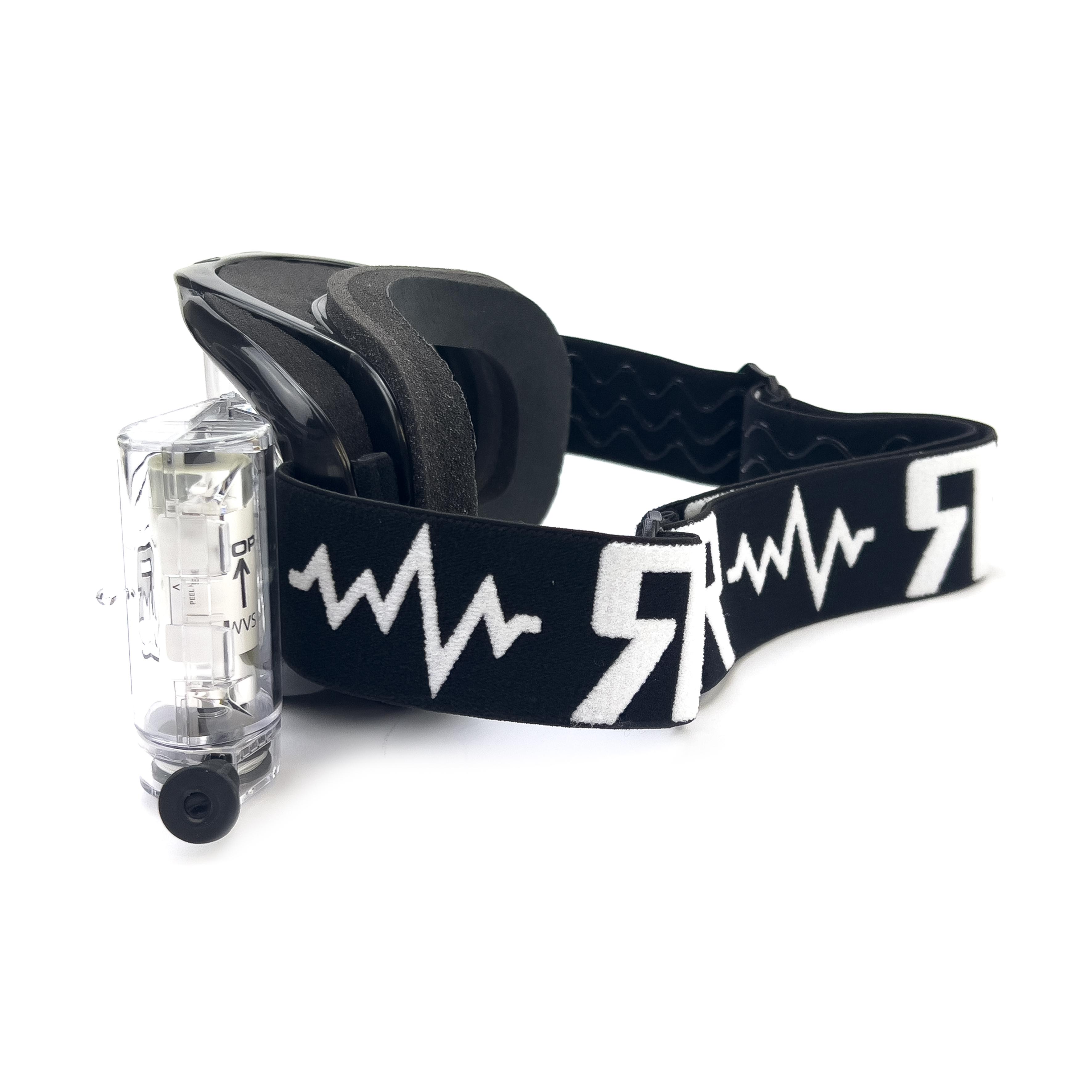 RNR COLOSSUS BLACK WVS 48mm, BLACK GOGGLE, WIDE VISION SYSTEM, GXC23, ROLL & TEAR OFF thumbnail 4