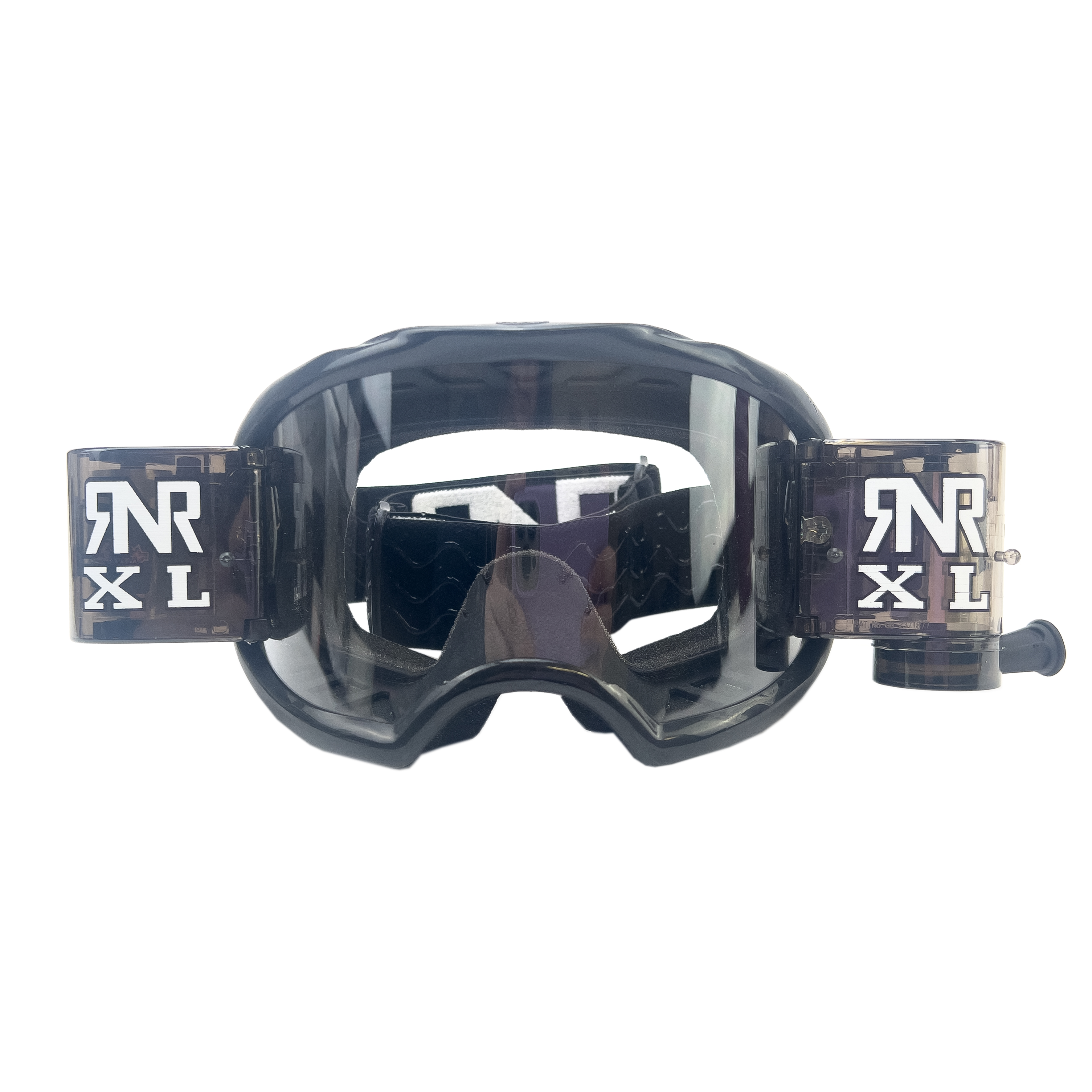 RNR COLOSSUS BLACK XL ROLL & TEAR OFF, BLACK GOGGLE, 36MM ROLL OFF, GX23XL, ROLL & TEAR OFF thumbnail 2