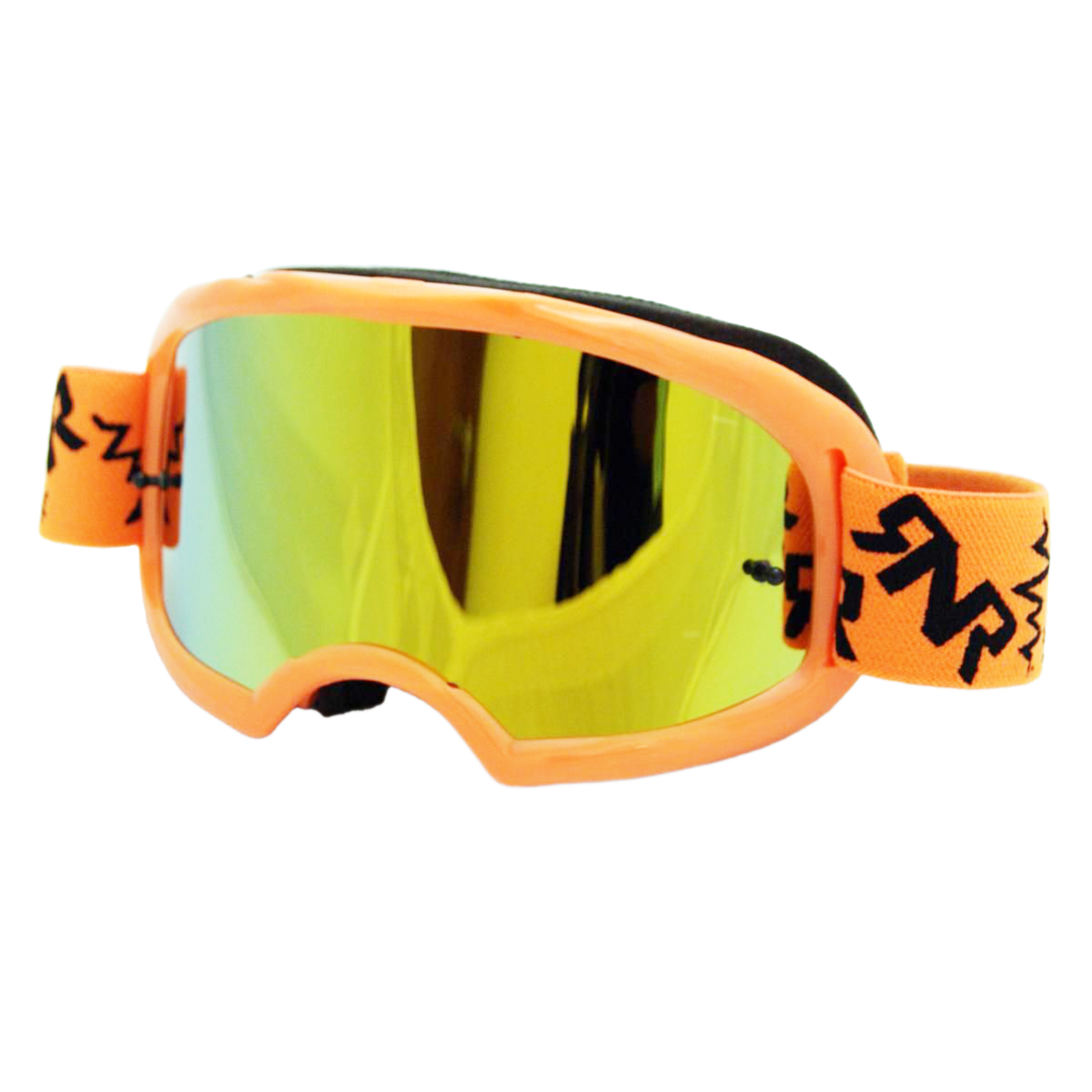 RNR COLOSSUS NEON ORANGE MIRRORED LENS, NEON ORANGE GOGGLE, GX66M, MIRRORED LENS thumbnail 2