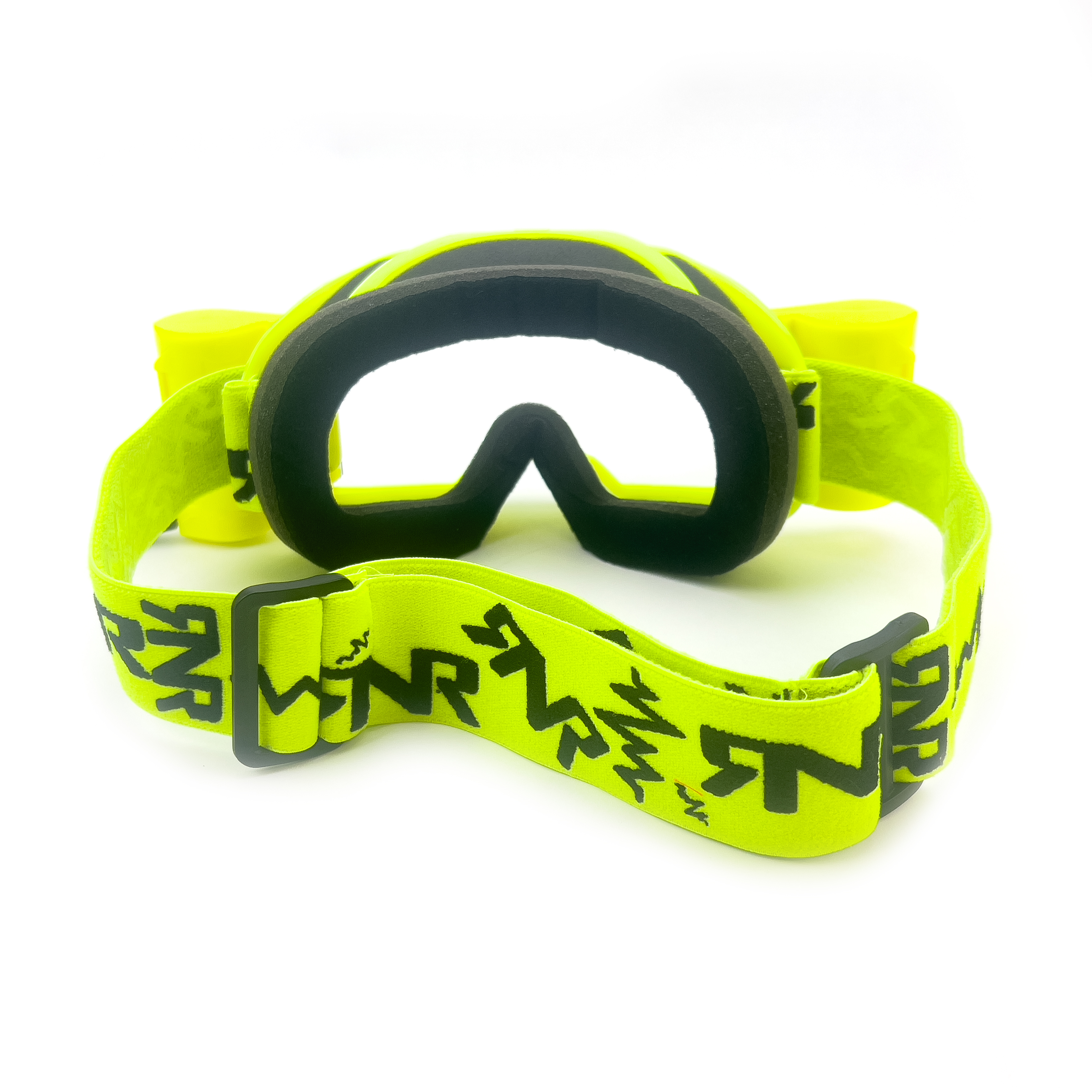 RNR COLOSSUS NEON YELLOW WVS 48mm, NEON YELLOW GOGGLE, WIDE VISION SYSTEM, GXX68, ROLL & TEAR OFF thumbnail 3
