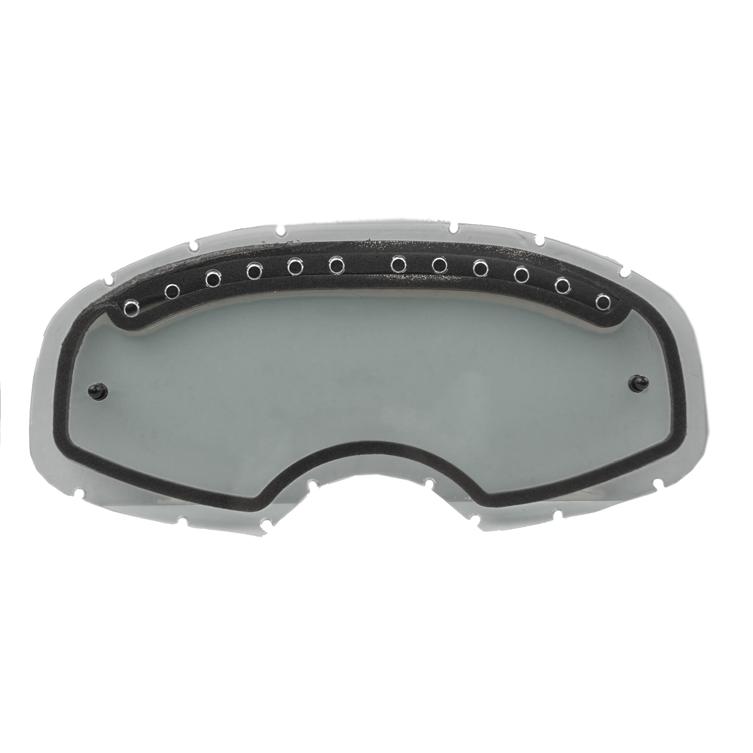 COLOSSUS TEAR OFF LENS SMOKED DOUBLE VENTED, ANTI FOG, ANTI SCRATCH, DVS00