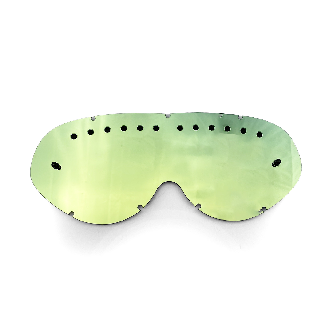 HYBRID TEAR OFF MIRROR LENS GOLD VENTED, ANTI FOG, ANTI SCRATCH, DVGOL201