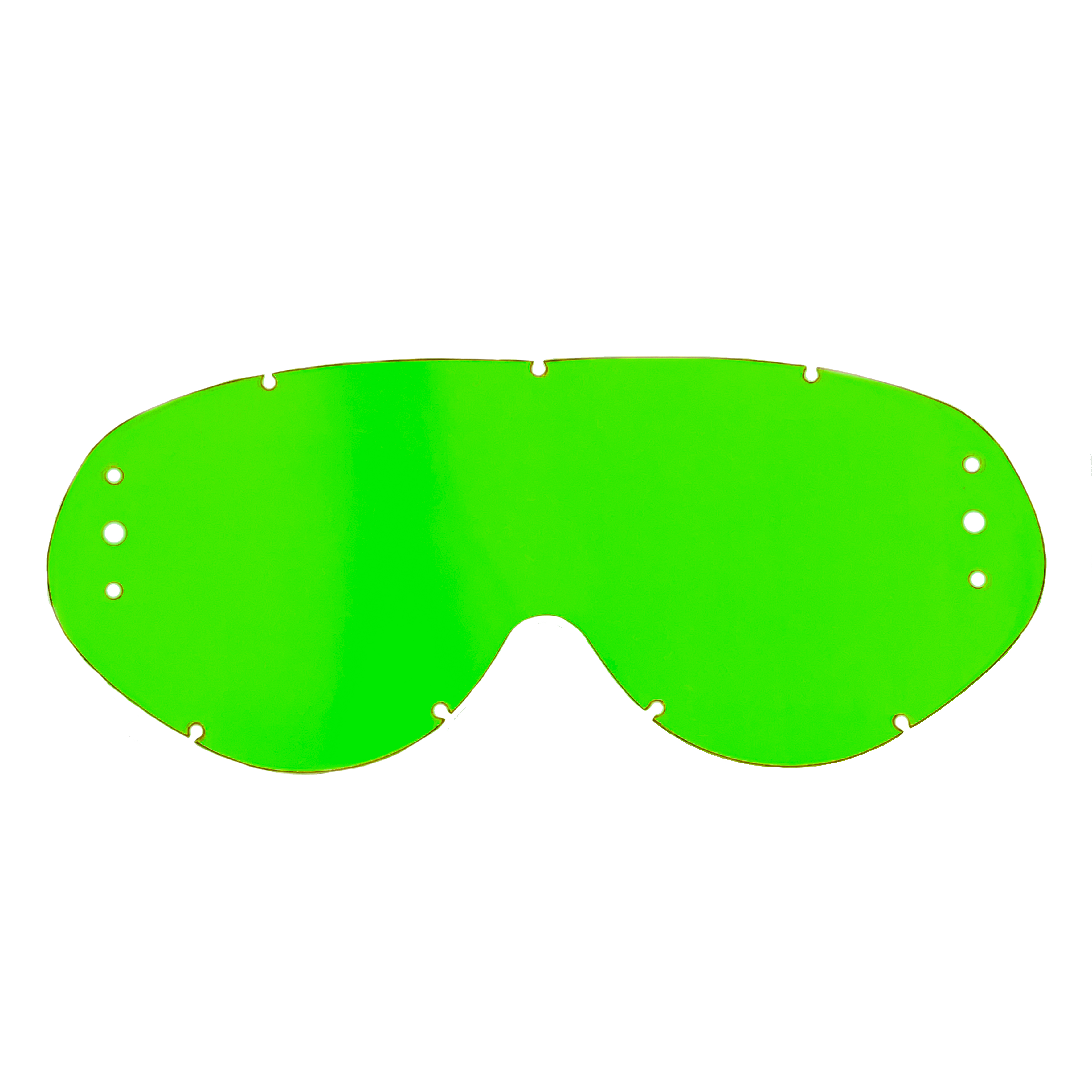 HYBRID ROLL OFF LENS GREEN, ANTI FOG, ANTI SCRATCH, LGR201 image 1