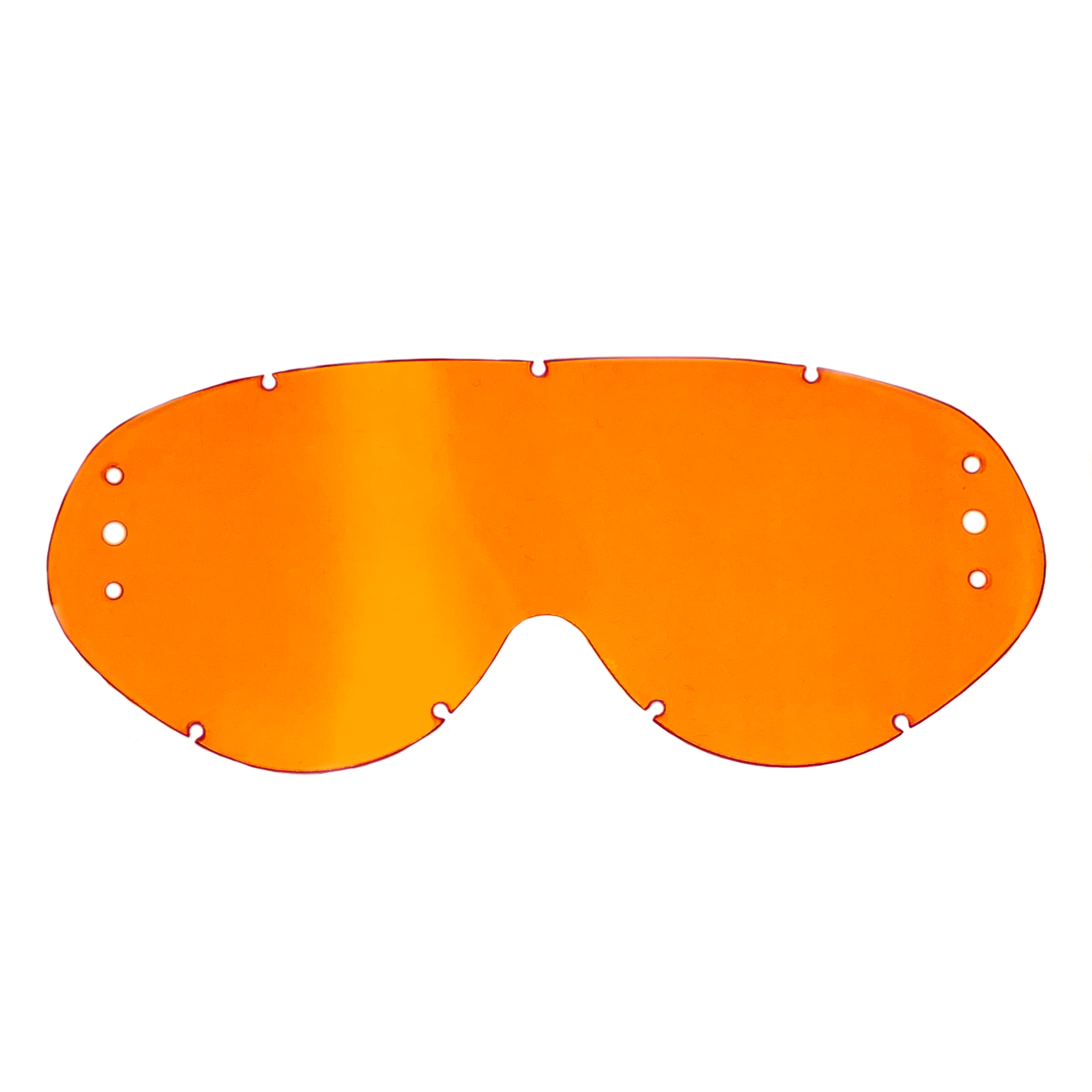 HYBRID ROLL OFF LENS ORANGE, ANTI FOG, ANTI SCRATCH, LOR201 image 1