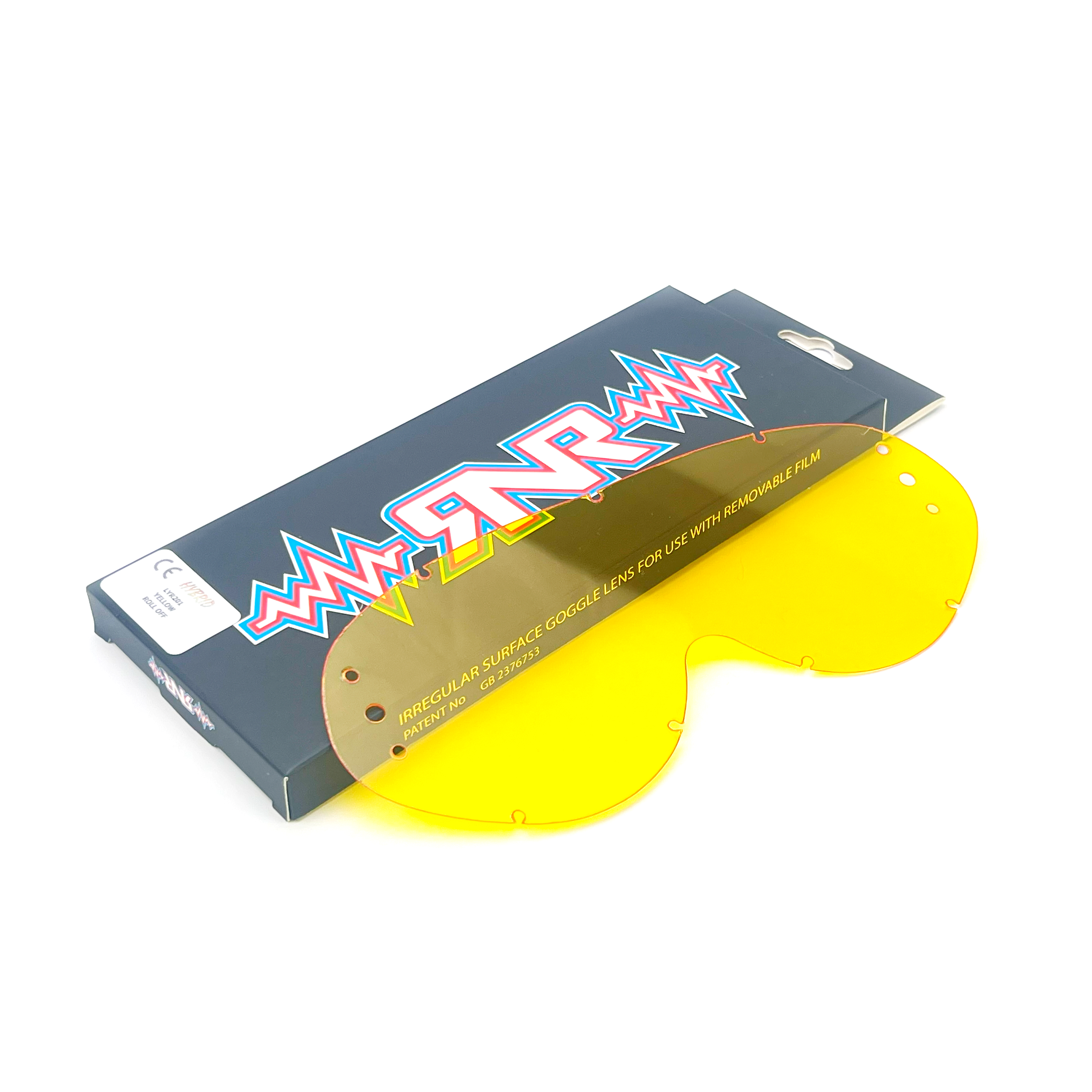 HYBRID ROLL OFF LENS YELLOW, ANTI FOG, ANTI SCRATCH, LYR201 thumbnail 2