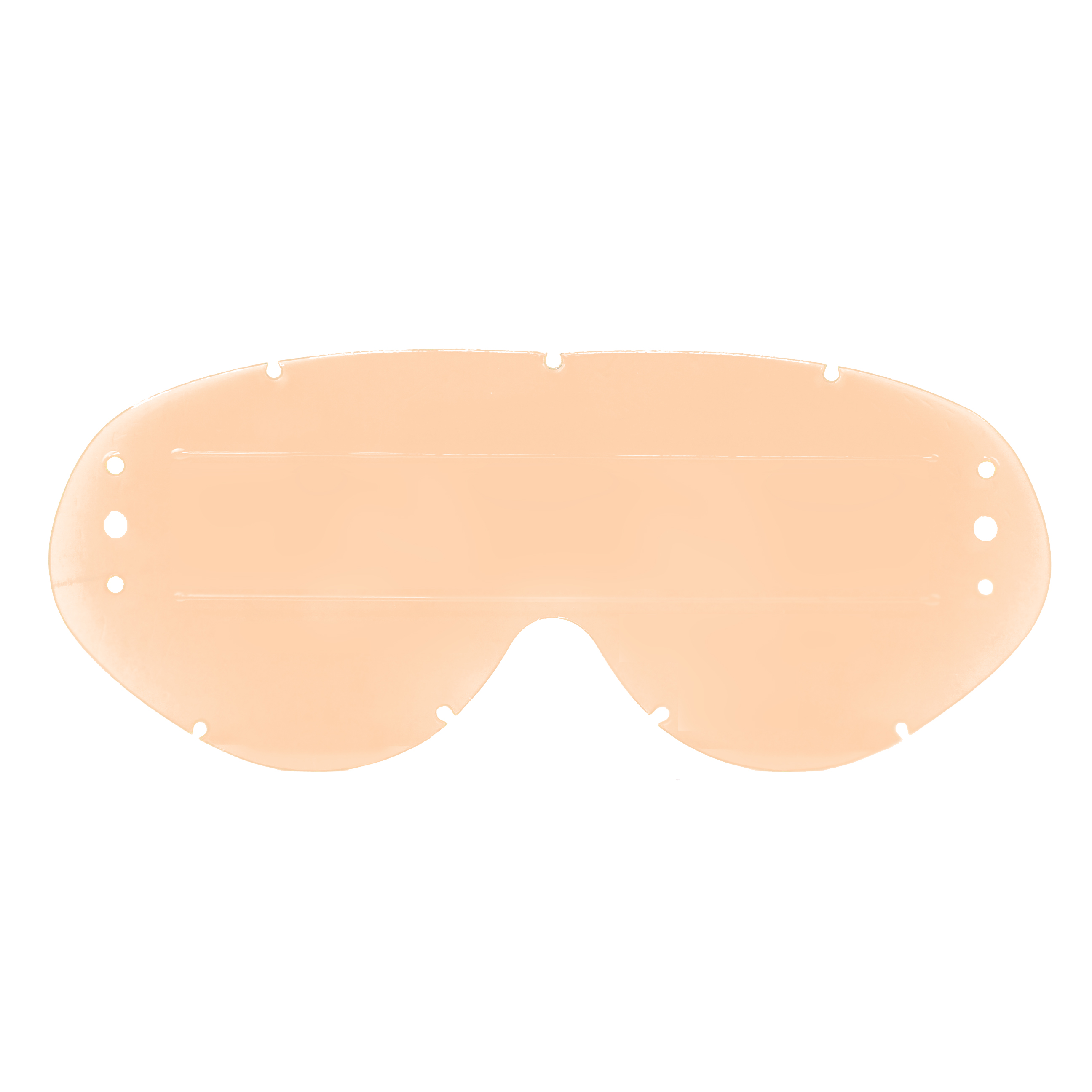 HYBRID ROLL OFF LENS PINK RAISED STRIP, ANTI FOG, ANTI SCRATCH, LPR201R