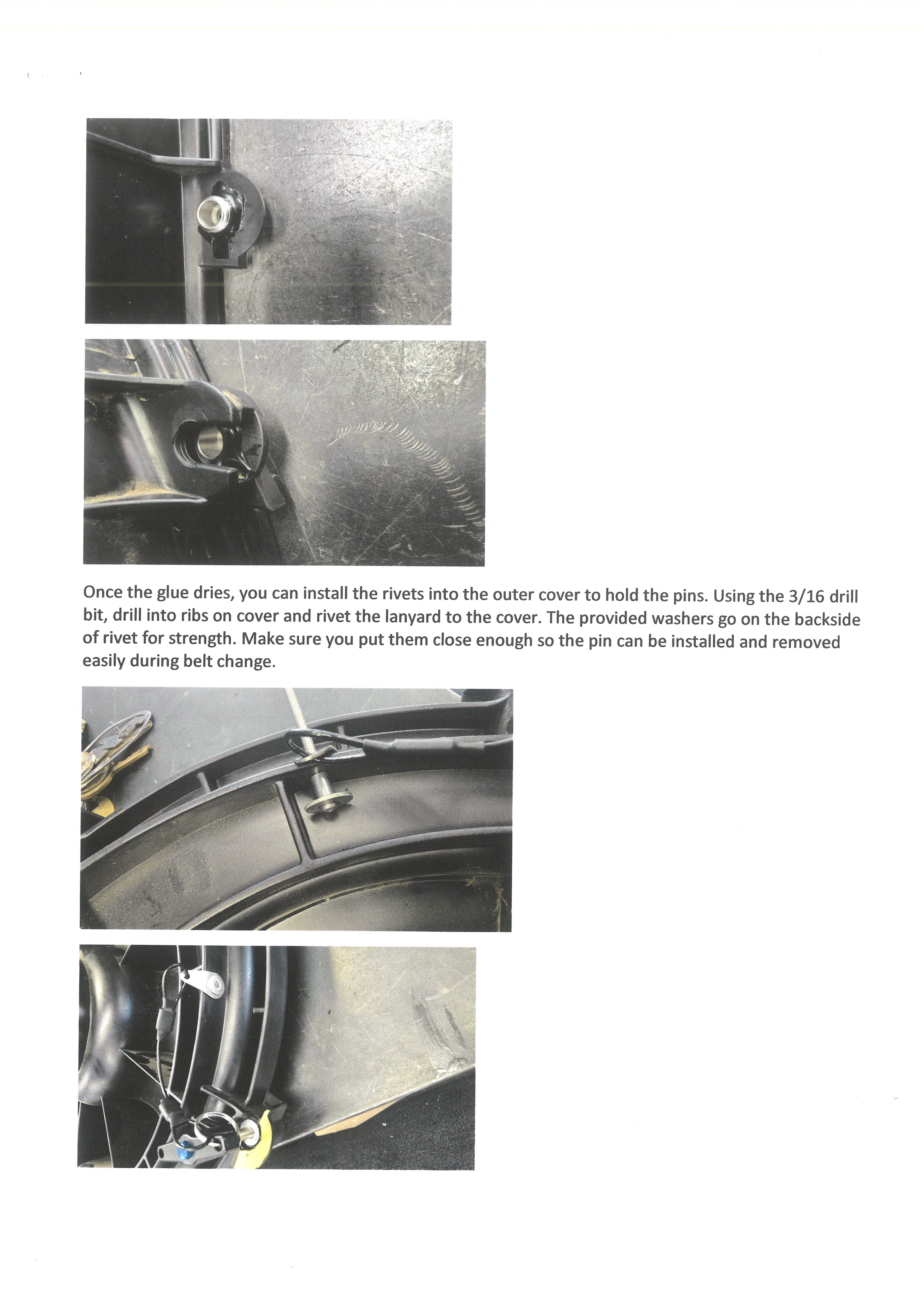 POLARIS PRO R 4 PIN QUICK RELEASE CVT COVER KIT JOHNSTON MOTORSPORTS thumbnail 9