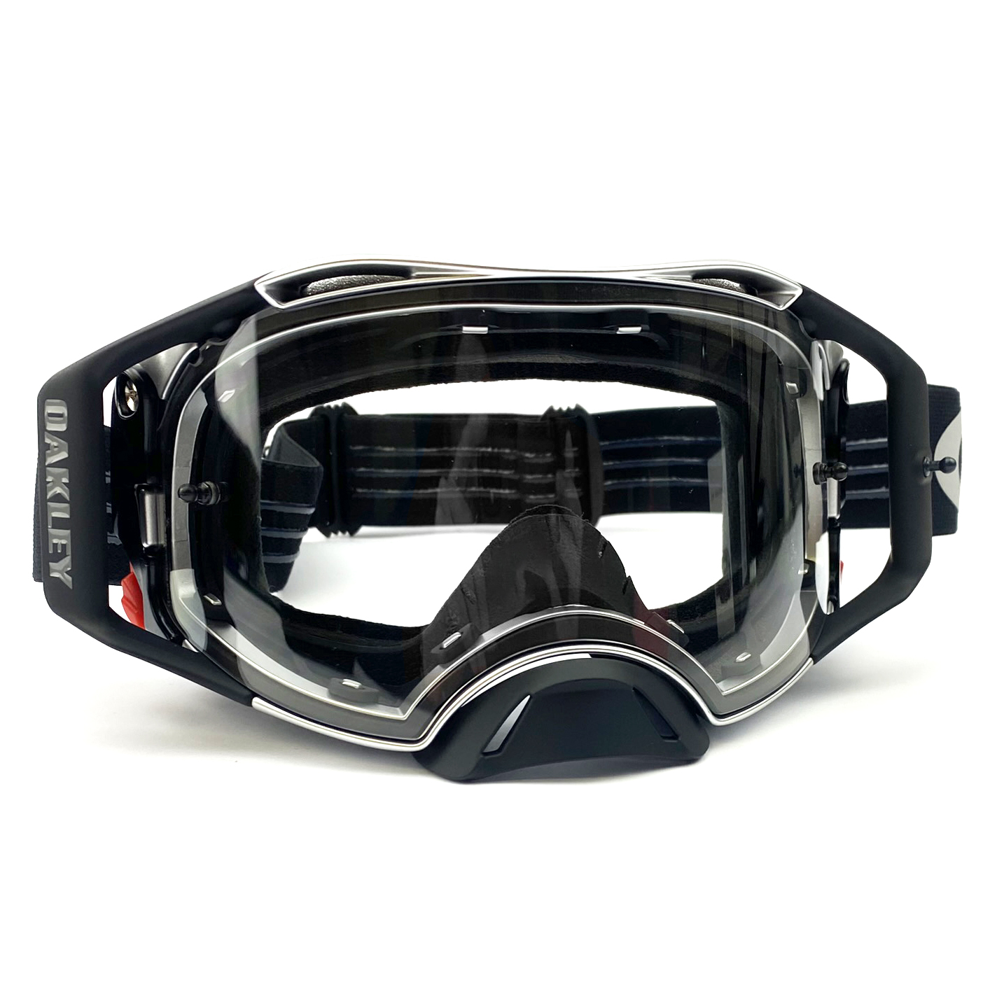 OAKLEY AIRBRAKE MX TUFF BLOCKS GUNMETAL, CLEAR LENS OA OO7046-B0, OA OO7046-B0 thumbnail 9
