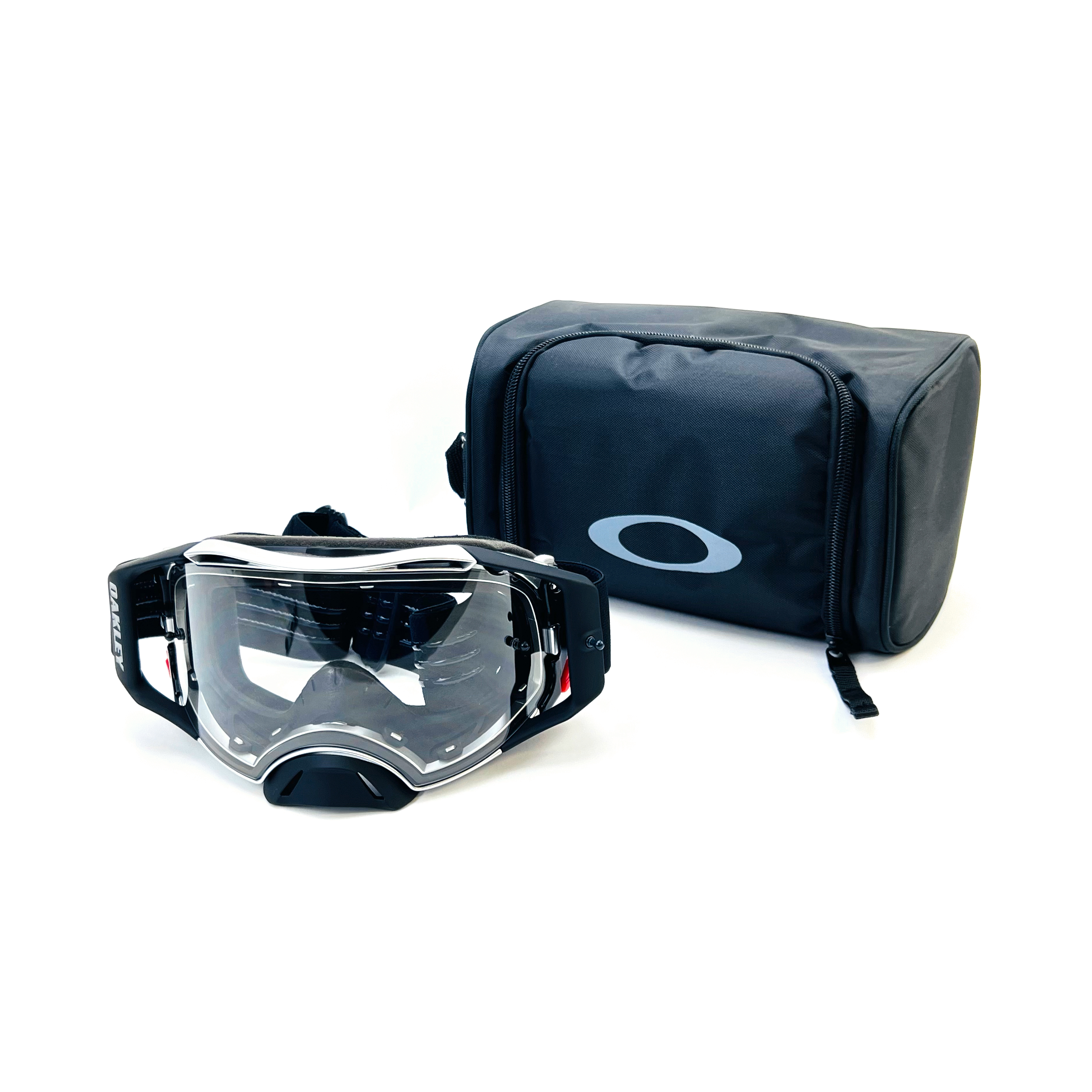 OAKLEY AIRBRAKE MX TUFF BLOCKS GUNMETAL, CLEAR LENS OA OO7046-B0, OA OO7046-B0 thumbnail 3