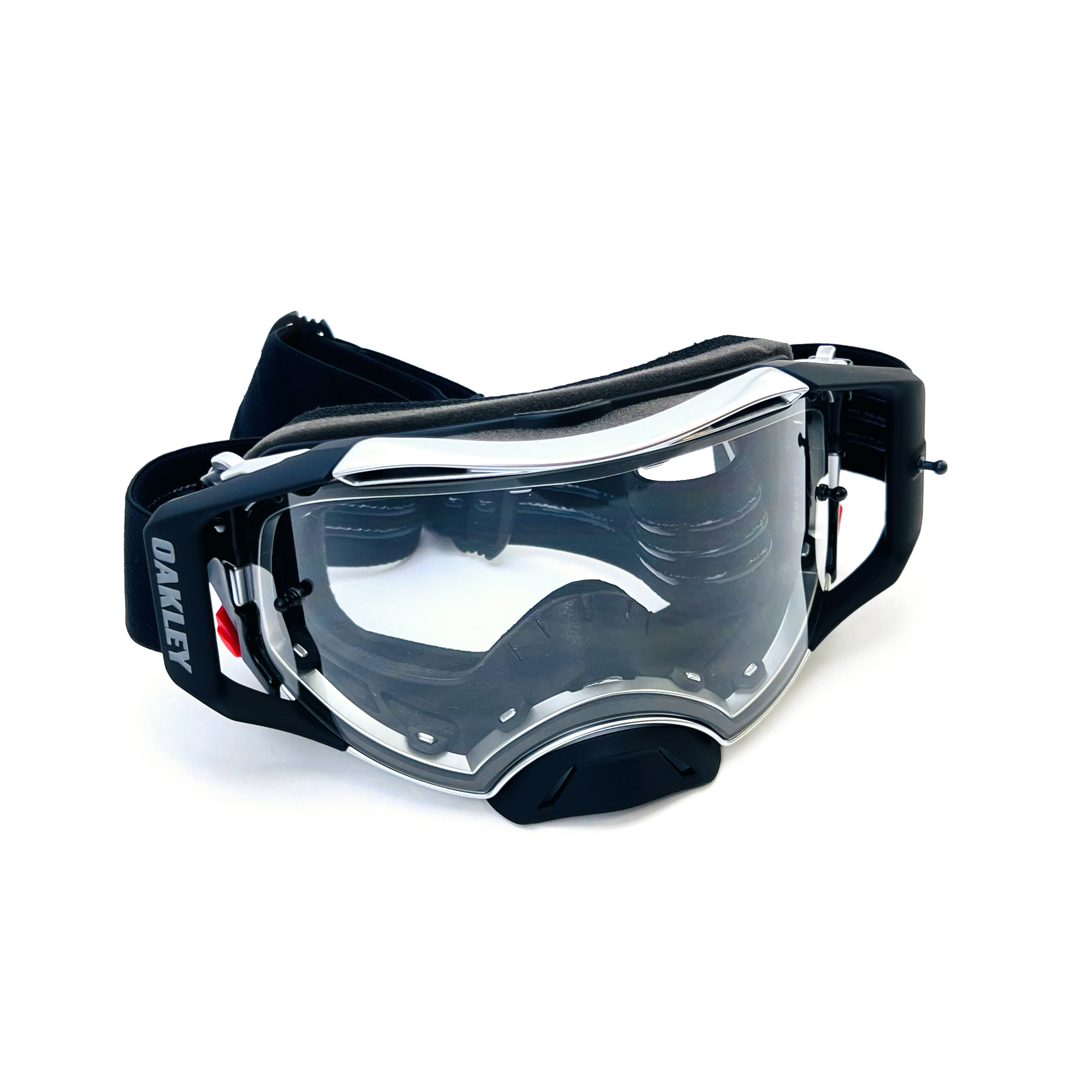 OAKLEY AIRBRAKE MX TUFF BLOCKS GUNMETAL, CLEAR LENS OA OO7046-B0, OA OO7046-B0 thumbnail 2