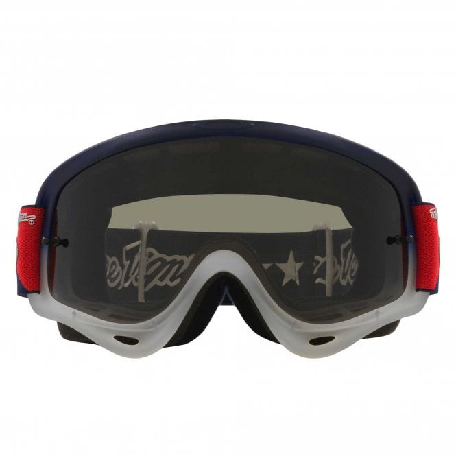 OAKLEY O-FRAME MX TROY LEE DESIGN RWB STARS BLUE/DARK SMOKE, DARK GREY LENS thumbnail 3