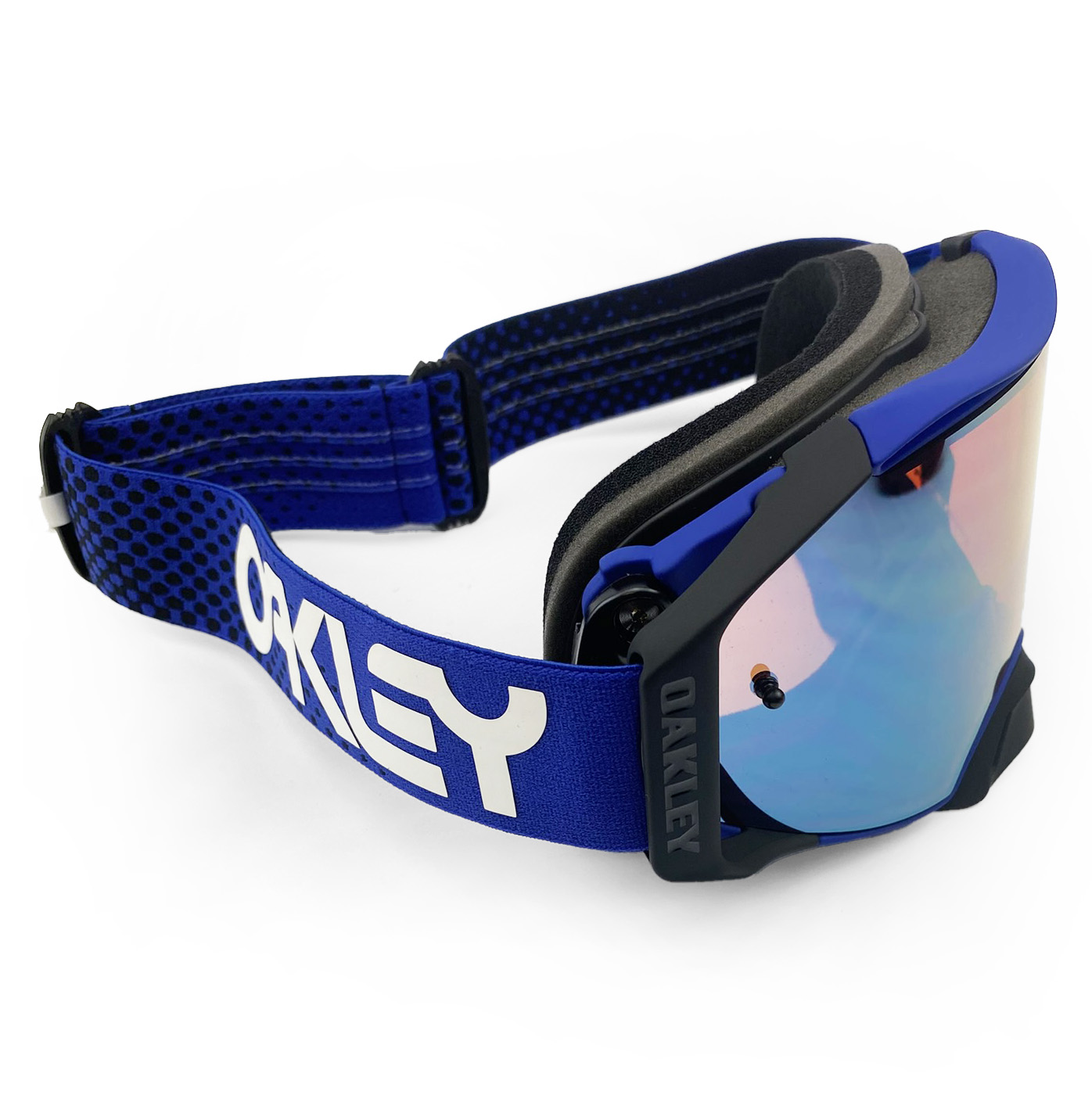 OAKLEY AIRBRAKE MX MOTO BLUE B1B BLUE/BLUE, PRIZM MX SAPPHIRE IRIDIUM LENS thumbnail 5