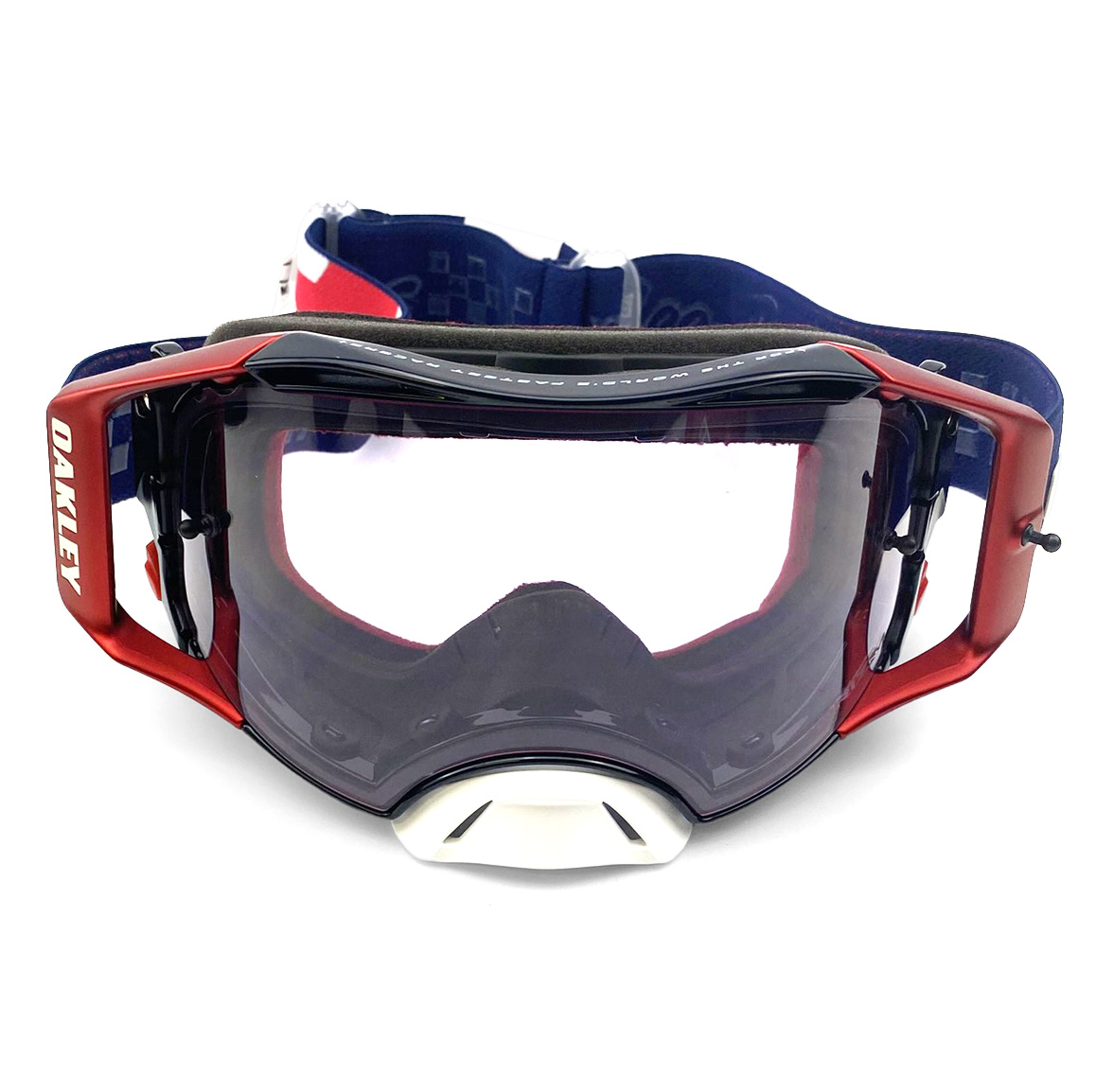 OAKLEY AIRBRAKE MX TROY LEE DESIGN RWB STARS BLUE/PINK, PRIZM MX LOW LIGHT LENS thumbnail 4