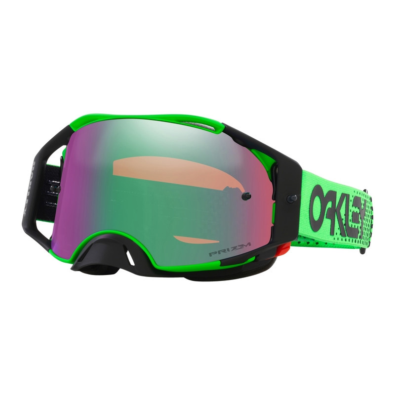 OAKLEY AIRBRAKE MX MOTO GREEN B1B GREEN/GREEN, PRIZM MX JADE IRIDIUM LENS thumbnail 2