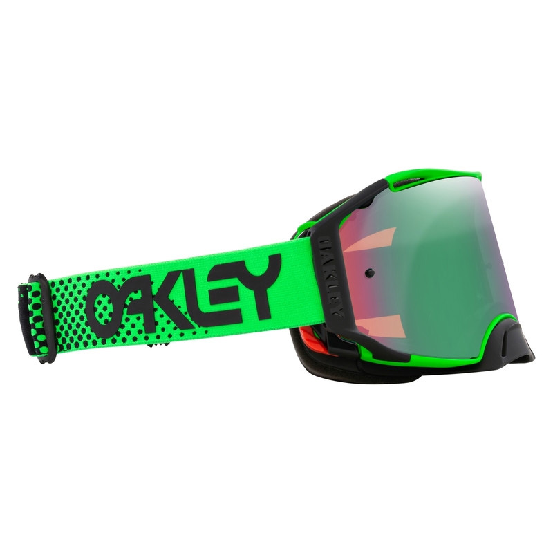 OAKLEY AIRBRAKE MX MOTO GREEN B1B GREEN/GREEN, PRIZM MX JADE IRIDIUM LENS thumbnail 3