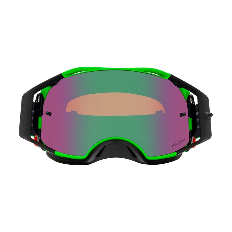 OAKLEY AIRBRAKE MX MOTO GREEN B1B GREEN/GREEN, PRIZM MX JADE IRIDIUM LENS thumbnail 4