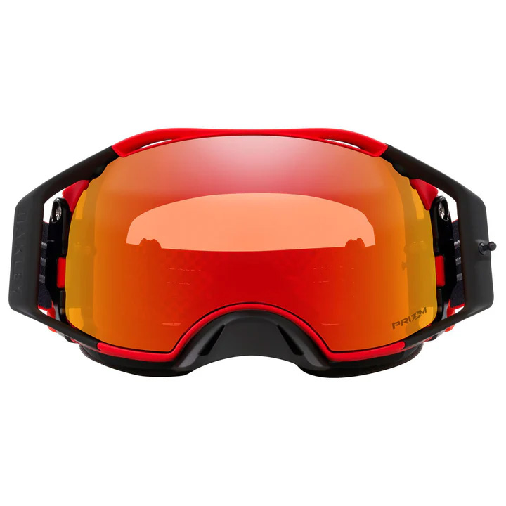 OAKLEY AIRBRAKE MX MOTO RED RED/ORANGE, PRIZM MX TORCH IRIDIUM LENS thumbnail 2