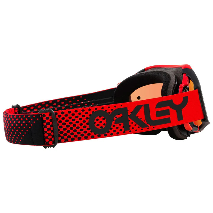 OAKLEY AIRBRAKE MX MOTO RED RED/ORANGE, PRIZM MX TORCH IRIDIUM LENS thumbnail 4