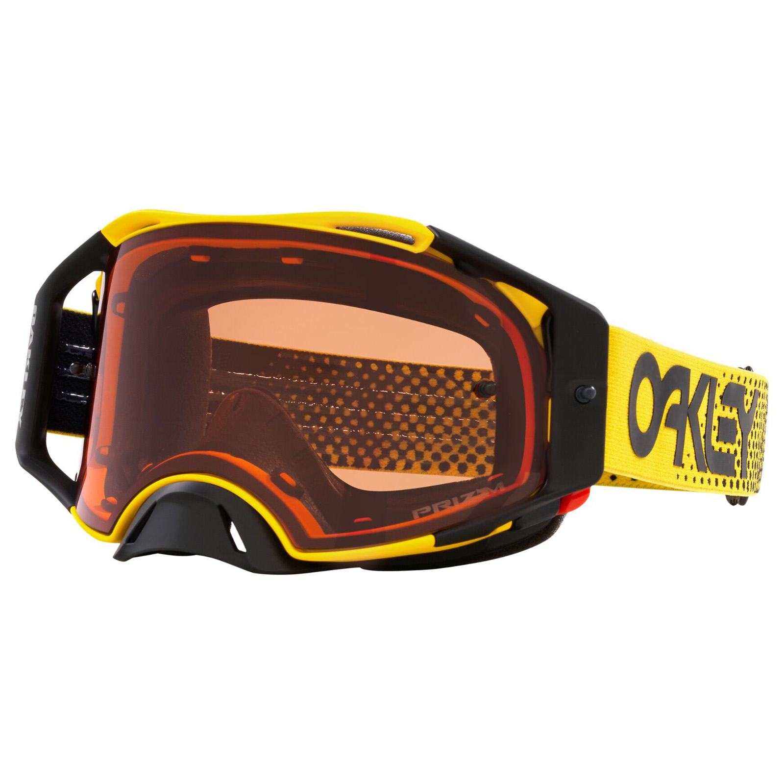 OAKLEY AIRBRAKE MX MOTO YELLOW YELLOW/BRONZE, PRIZM MX BRONZE LENS thumbnail 2