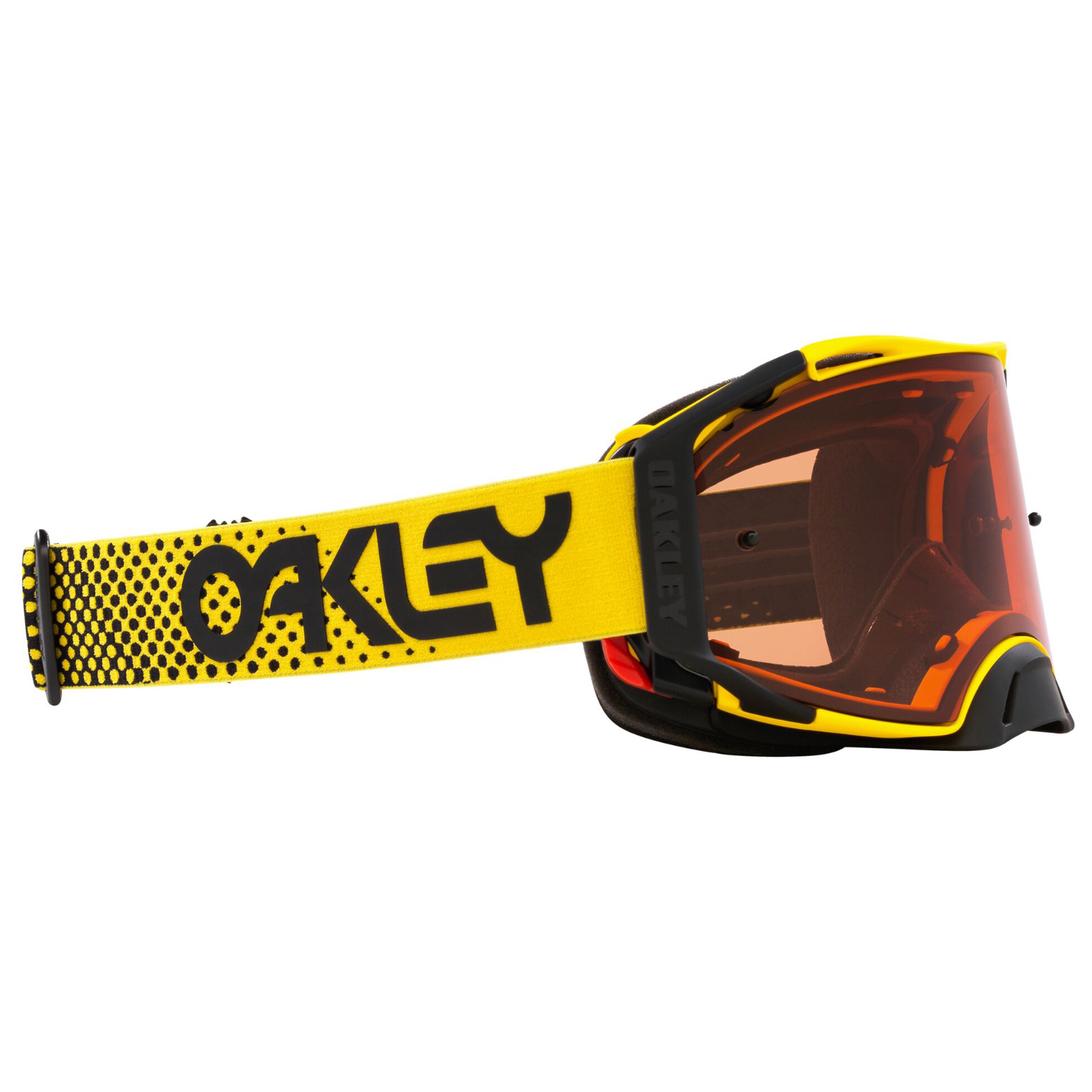 OAKLEY AIRBRAKE MX MOTO YELLOW YELLOW/BRONZE, PRIZM MX BRONZE LENS thumbnail 3