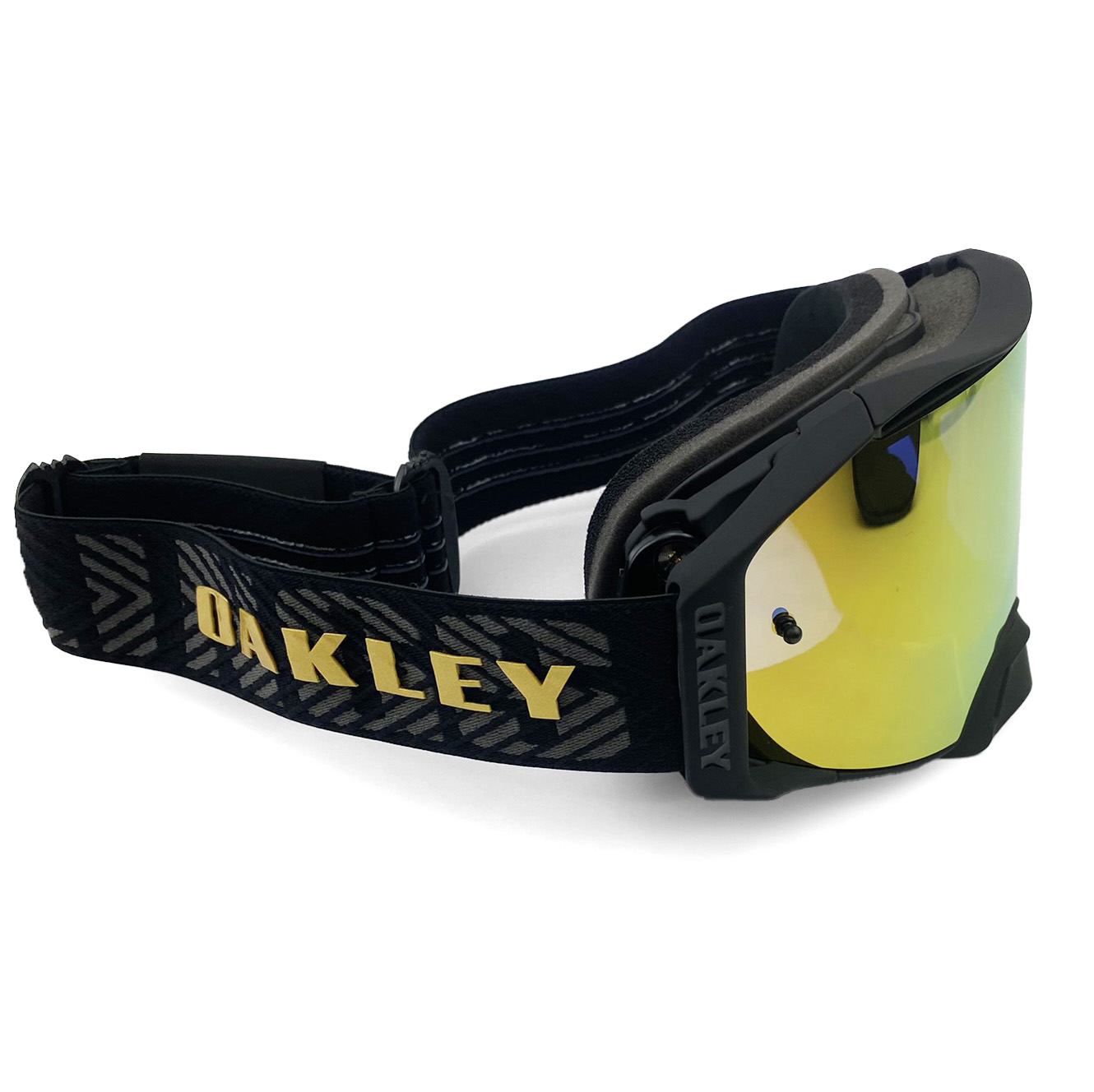 OAKLEY AIRBRAKE MX HERLINGS SIGNATURE BLACK/GOLD, 24K IRIDIUM LENS thumbnail 6