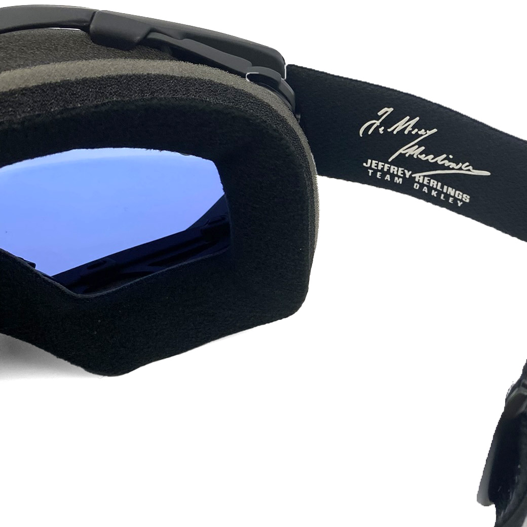 OAKLEY AIRBRAKE MX HERLINGS SIGNATURE BLACK/GOLD, 24K IRIDIUM LENS thumbnail 8