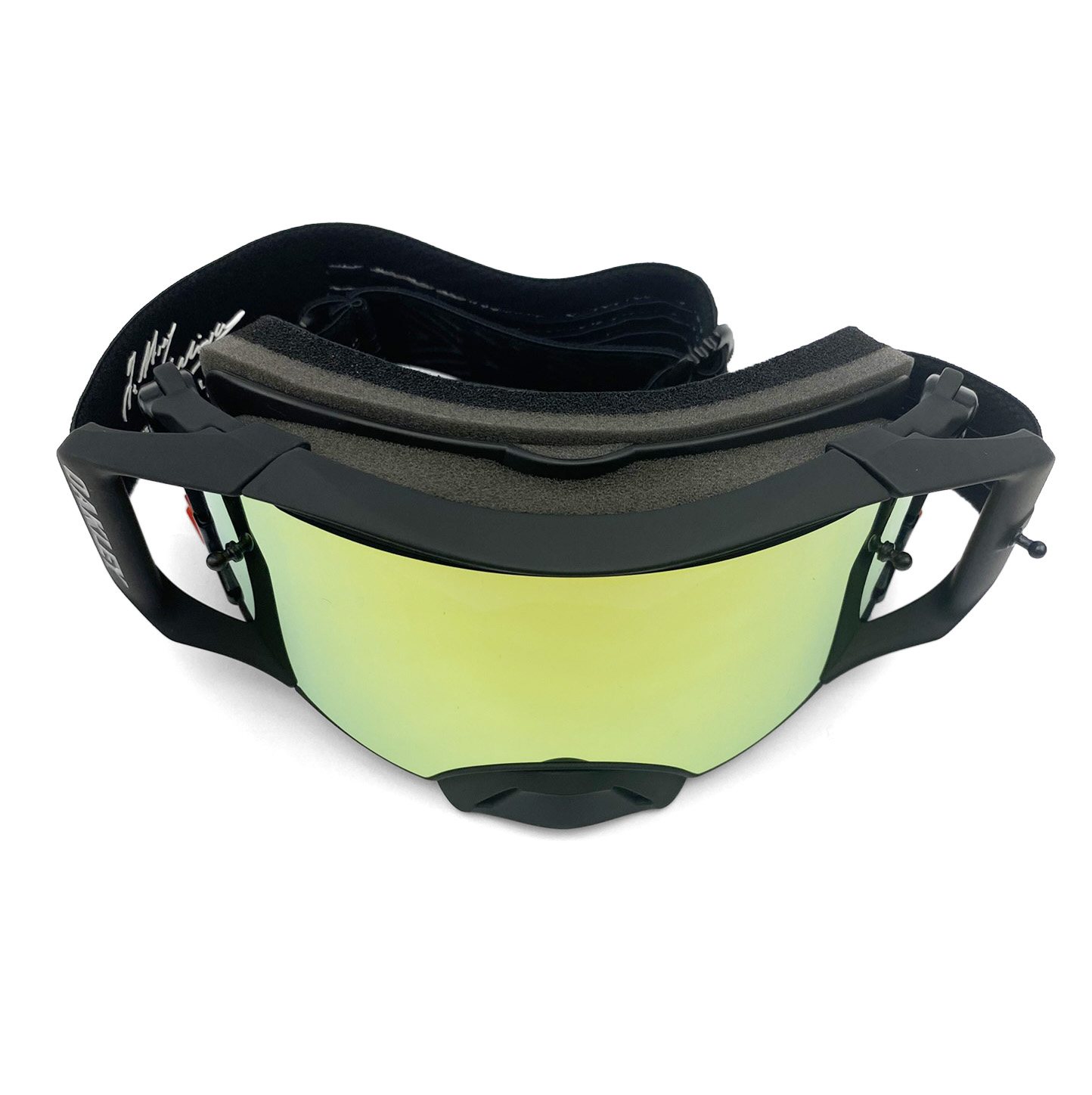 OAKLEY AIRBRAKE MX HERLINGS SIGNATURE BLACK/GOLD, 24K IRIDIUM LENS thumbnail 9