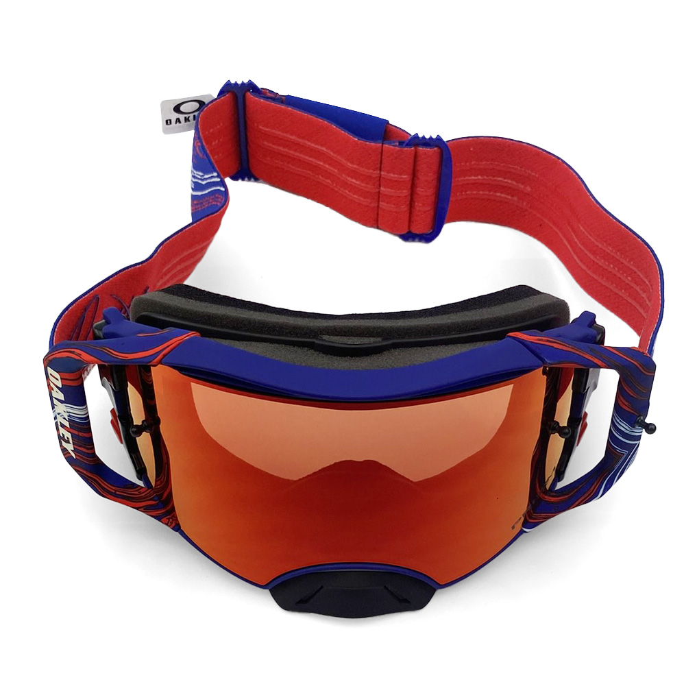 OAKLEY AIRBRAKE MX RENAUX SIGNATURE BLUE/RED, PRIZM MX TORCH IRIDIUM LENS thumbnail 5