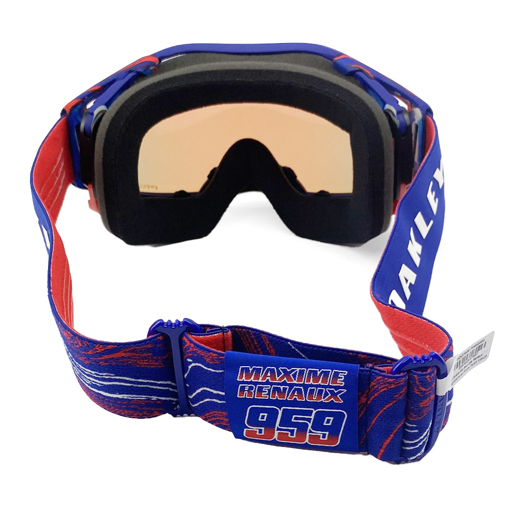 OAKLEY AIRBRAKE MX RENAUX SIGNATURE BLUE/RED, PRIZM MX TORCH IRIDIUM LENS thumbnail 7