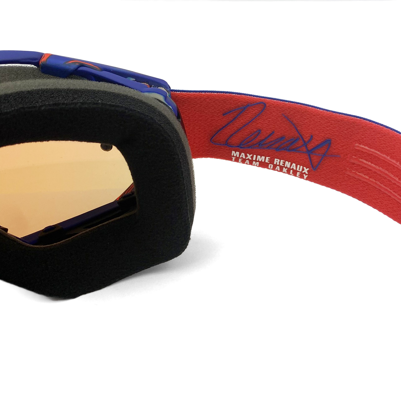 OAKLEY AIRBRAKE MX RENAUX SIGNATURE BLUE/RED, PRIZM MX TORCH IRIDIUM LENS thumbnail 8