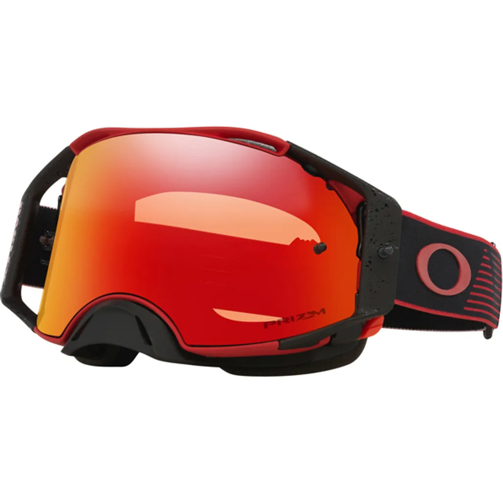 OAKLEY AIRBRAKE MX SELF MASTERY COLLECTION RED/IRIDIUM, PRIZM MX TORCH IRIDIUM LENS image 1