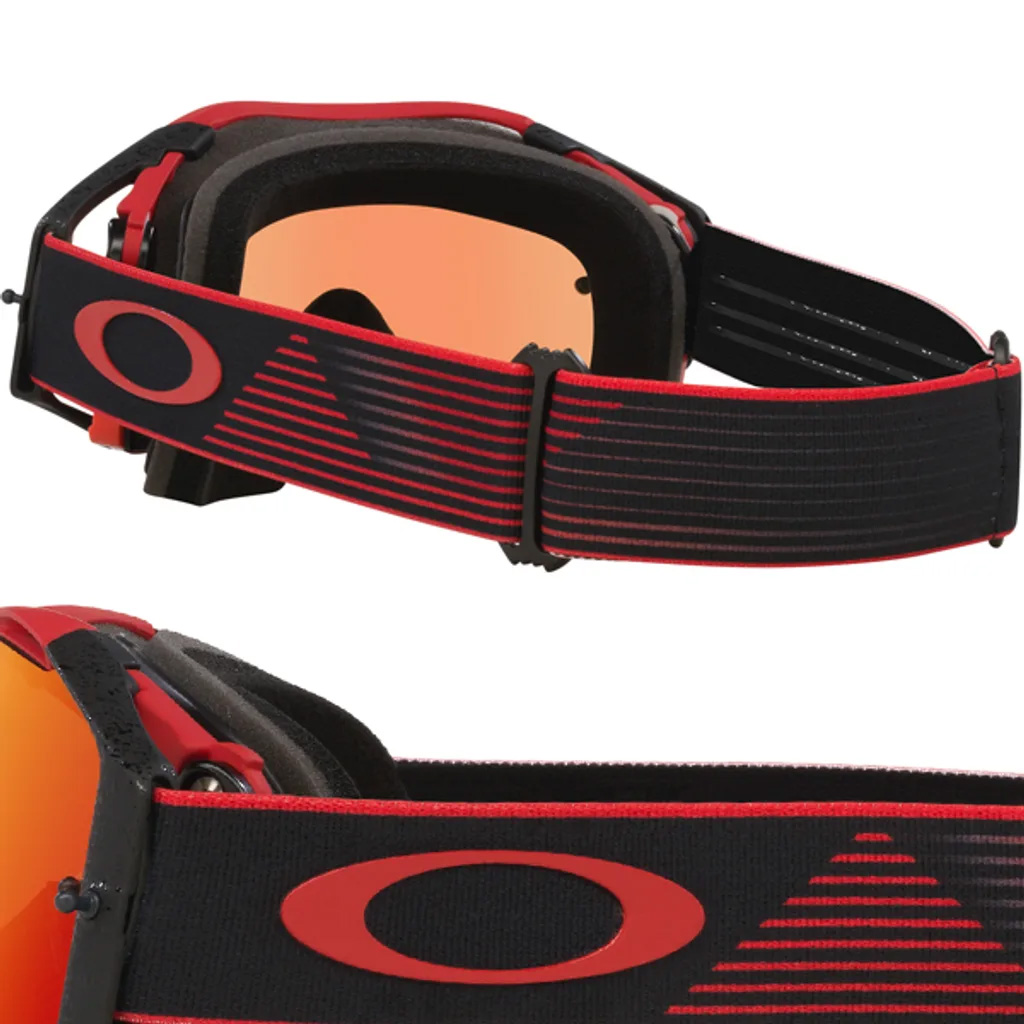 OAKLEY AIRBRAKE MX SELF MASTERY COLLECTION RED/IRIDIUM, PRIZM MX TORCH IRIDIUM LENS thumbnail 2