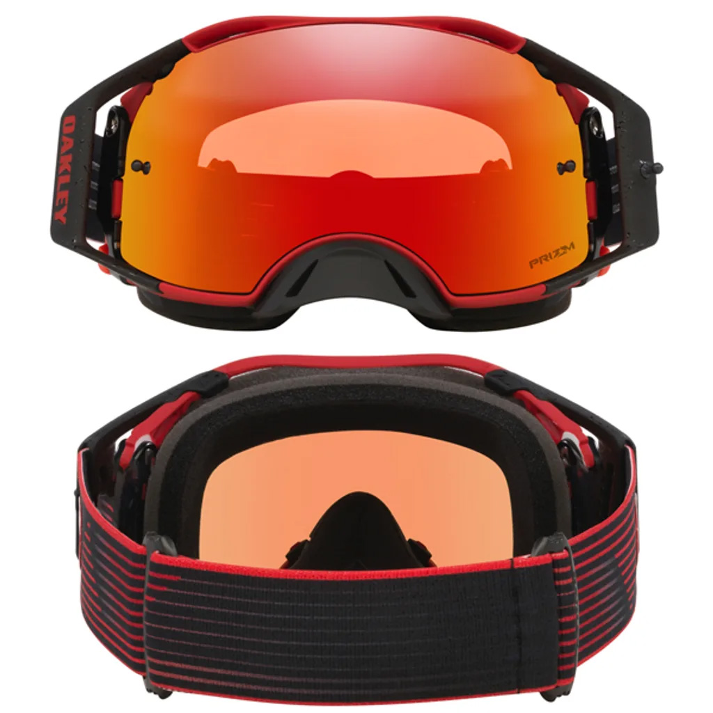 OAKLEY AIRBRAKE MX SELF MASTERY COLLECTION RED/IRIDIUM, PRIZM MX TORCH IRIDIUM LENS thumbnail 3