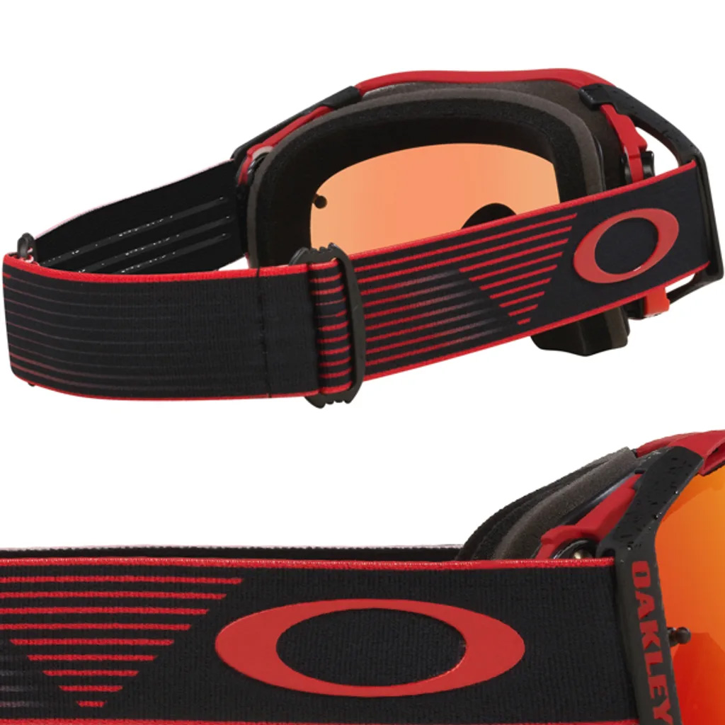 OAKLEY AIRBRAKE MX SELF MASTERY COLLECTION RED/IRIDIUM, PRIZM MX TORCH IRIDIUM LENS thumbnail 4