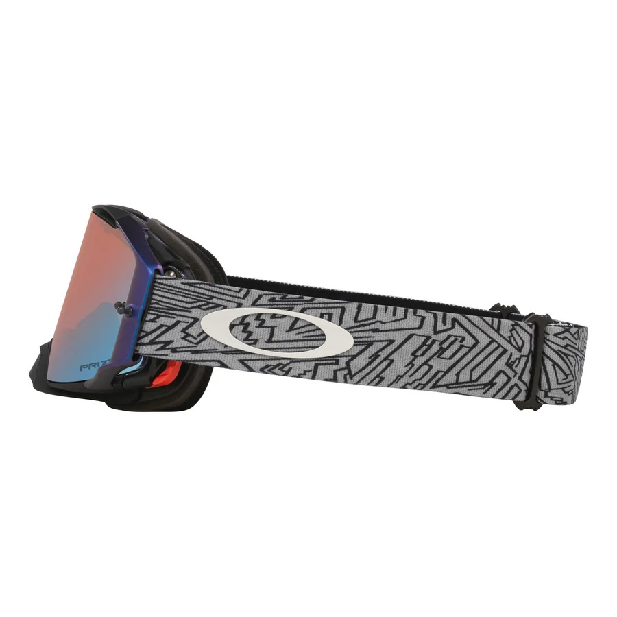 OAKLEY AIRBRAKE MX SELF MASTERY COLLECTION GREY/BLUE, PRIZM MX SAPPHIRE LENS thumbnail 2