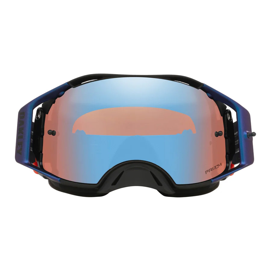 OAKLEY AIRBRAKE MX SELF MASTERY COLLECTION GREY/BLUE, PRIZM MX SAPPHIRE LENS thumbnail 3