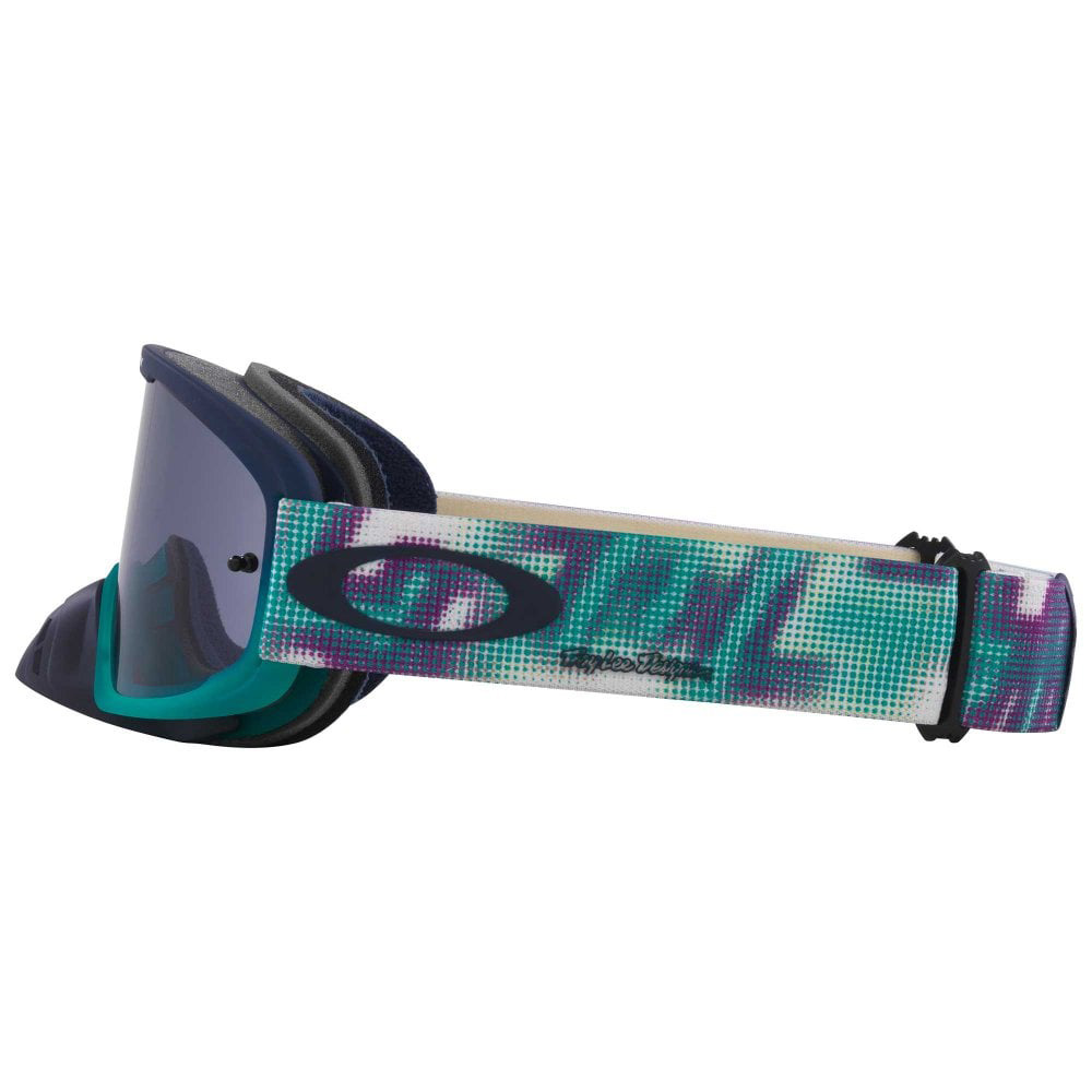 OAKLEY O-FRAME 2.0 PRO MX TROY LEE DESIGN PIXEL WHITE/LIGHT SMOKE, LIGHT GREY LENS thumbnail 3
