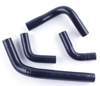 HOSE KIT 4pcs 04-09 CRF250 04-16 CRF250X  BLACK SILICONE RADIATOR HOSE KITS image 1